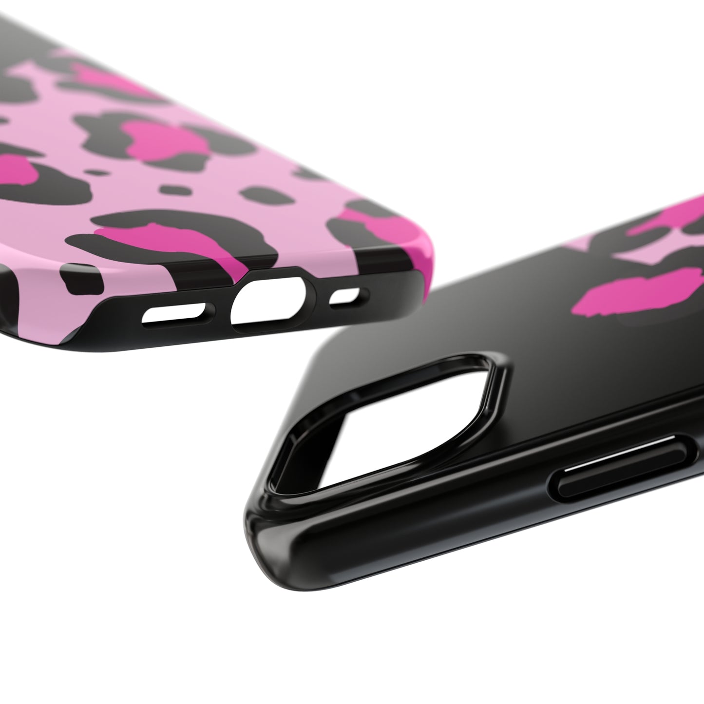 pink & black leopard print Tough Phone Cases iPhone 14 pro max accessories