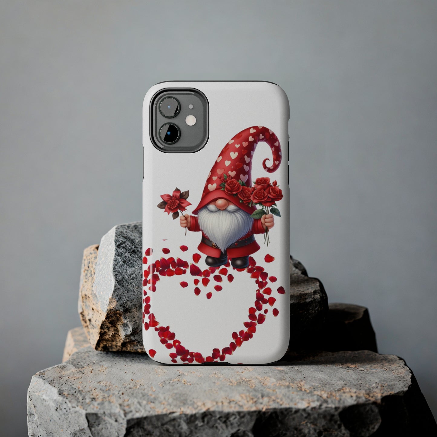 Gnome love/ Tough iPhone Case/ Valentines Day