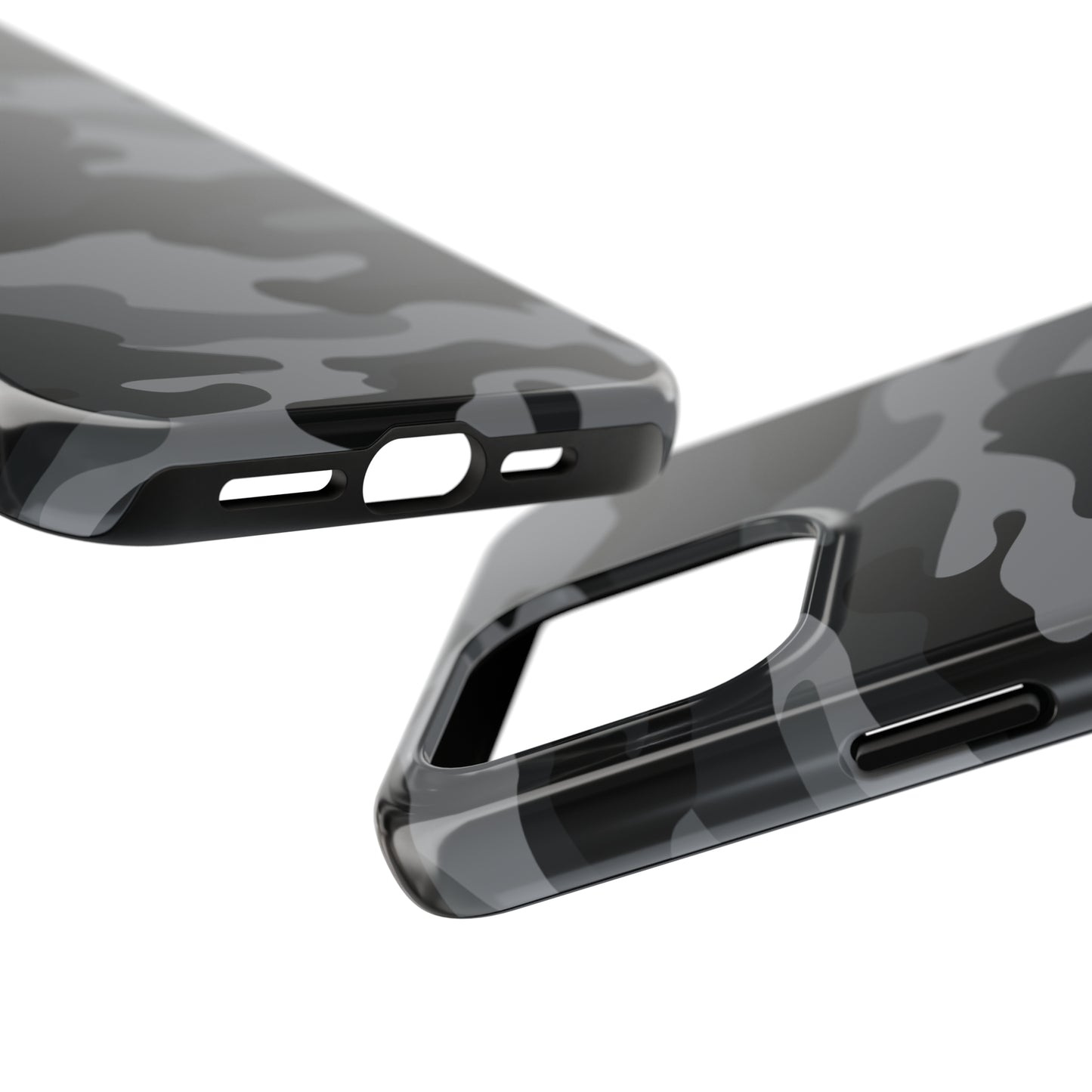 Black & Grey Camo Tough iPhone Case iPhone 15 accessories