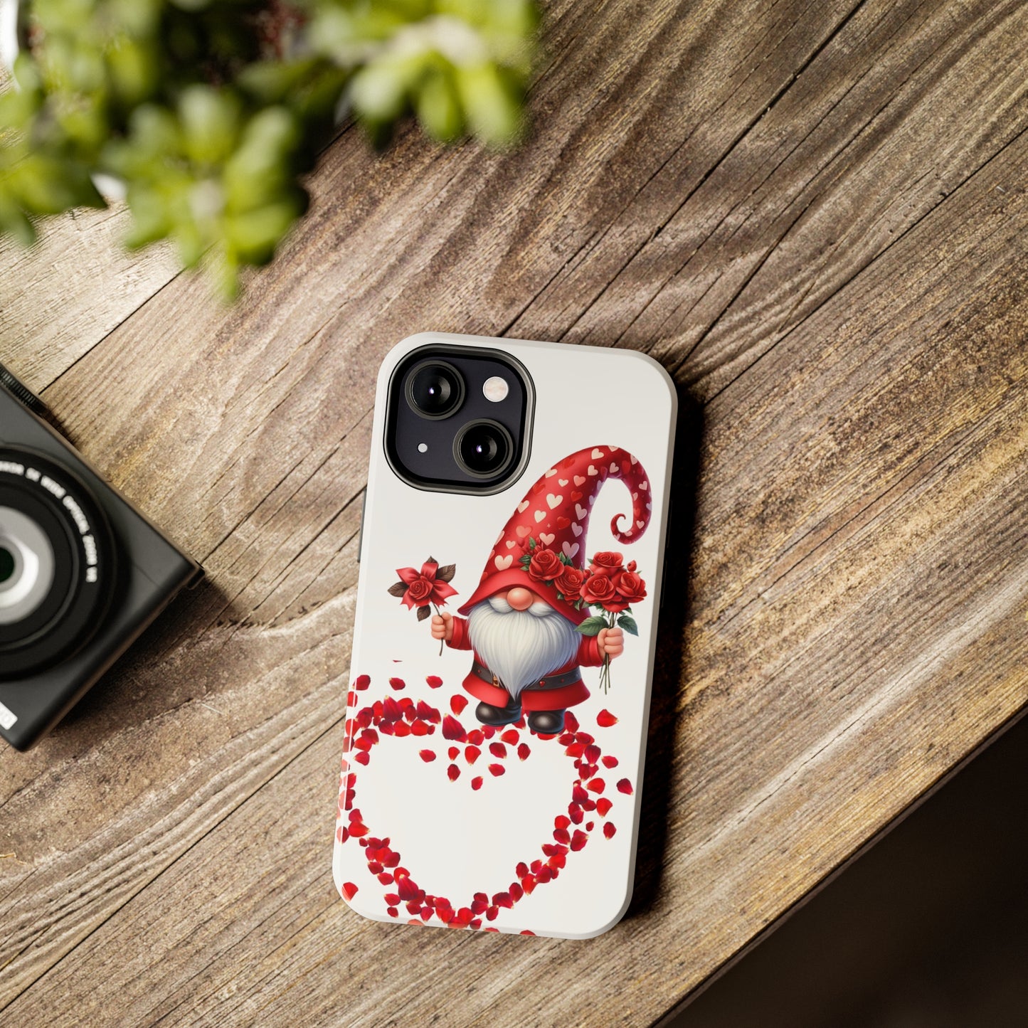 Gnome love/ Tough iPhone Case/ Valentines Day