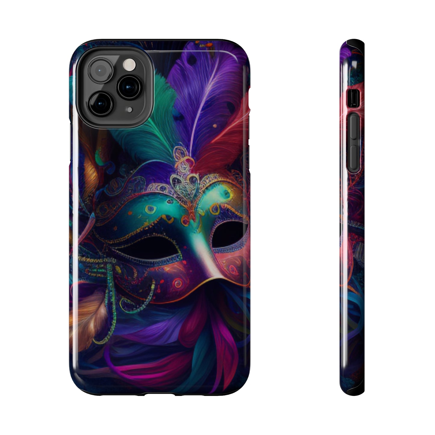 Mardi Gras mask Tough iPhone Case iPhone 15 accessories