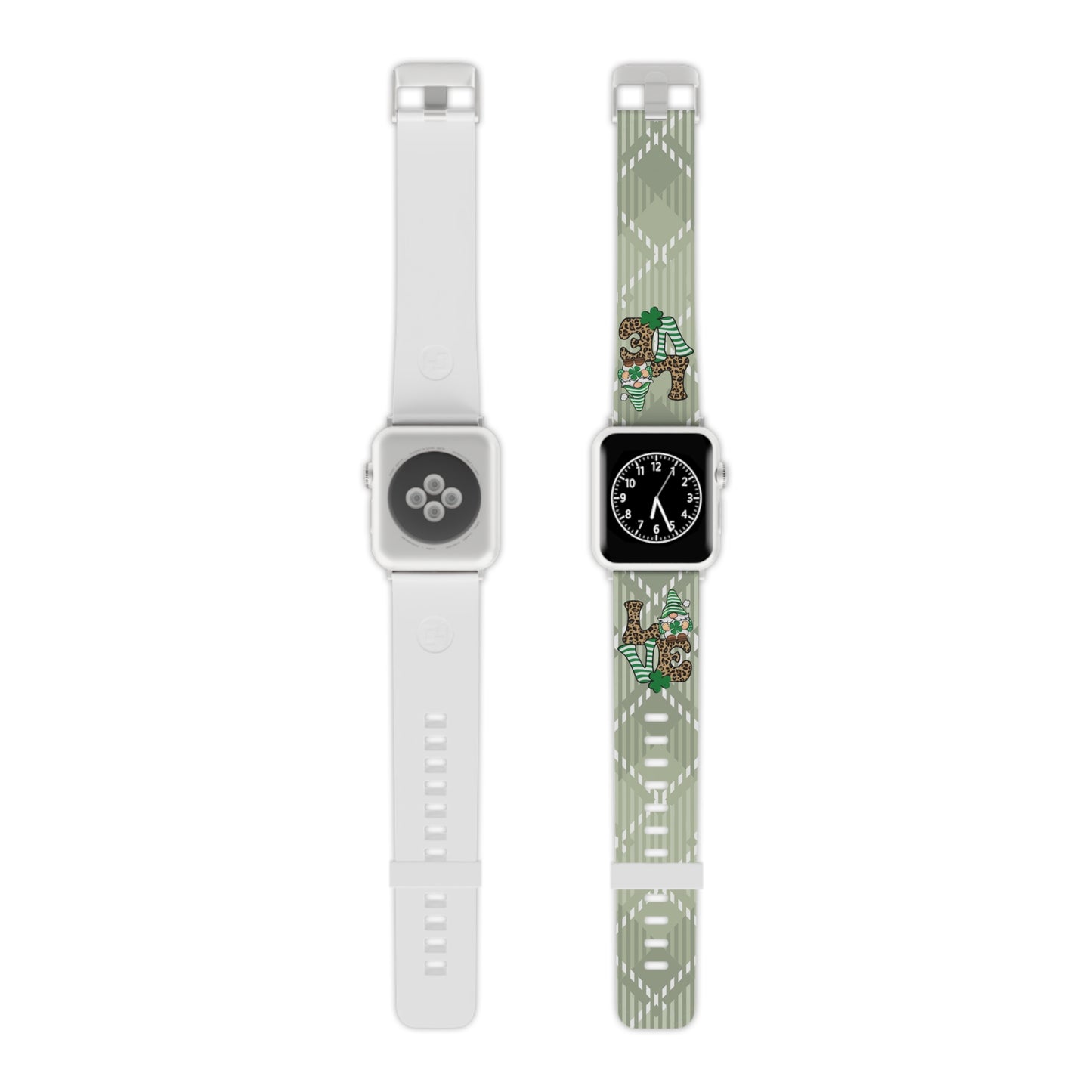 Shamrock Gnome love Watch Band for Apple Watch Series 1-9, SE and Ultra, 38-40mm/ 42-44mm