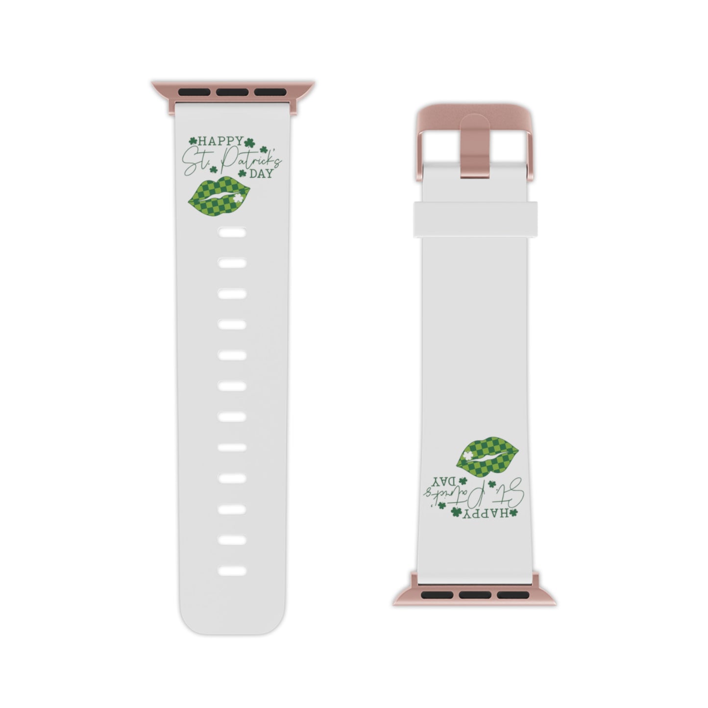 Happy St. Patrick's Day Watch Band for Apple Watch Series 1-9, SE and Ultra, 38-40mm/ 42-44mm