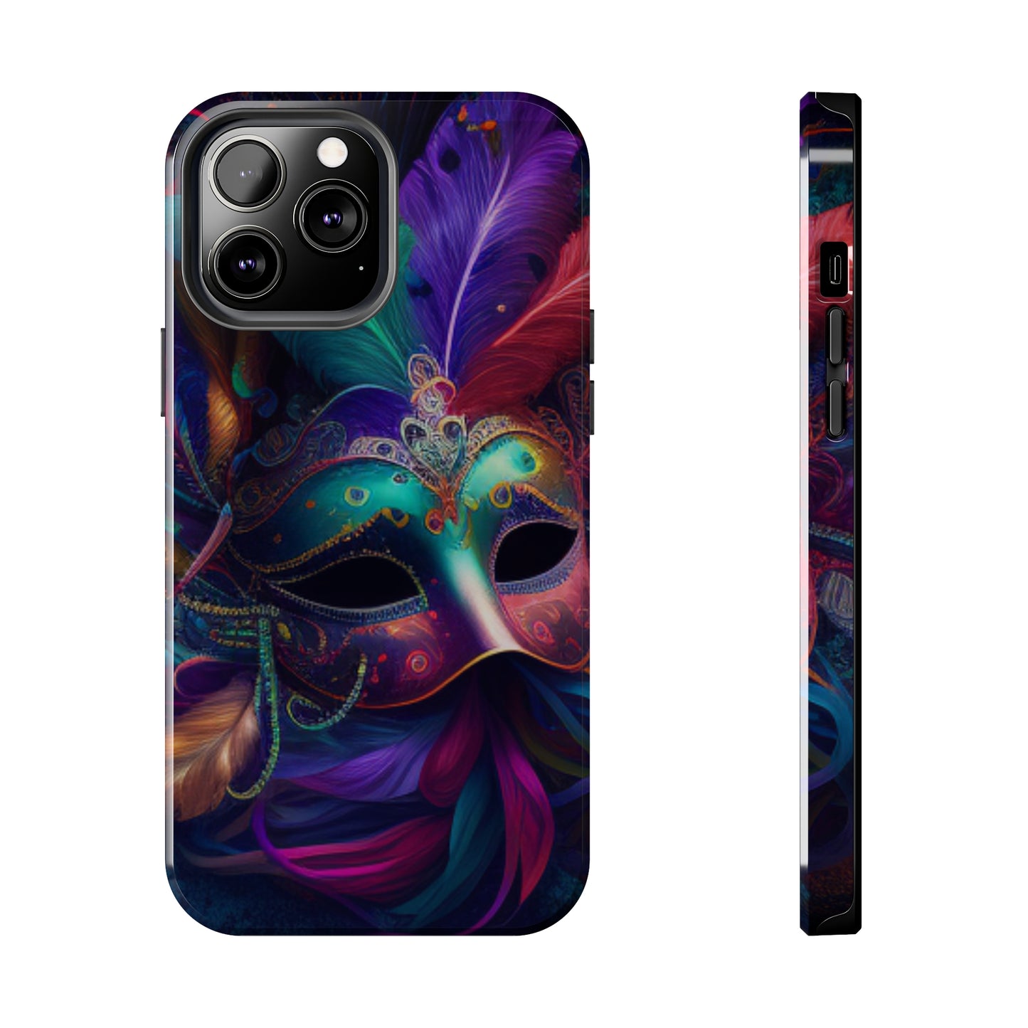 Mardi Gras mask Tough iPhone Case iPhone 15 accessories