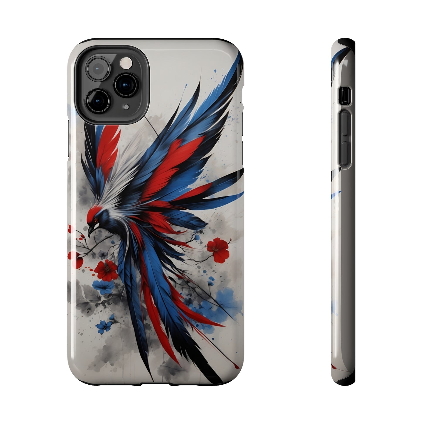 Beautiful & mystical watercolor bird/ tough iPhone case/ iPhone accessories/ Nature