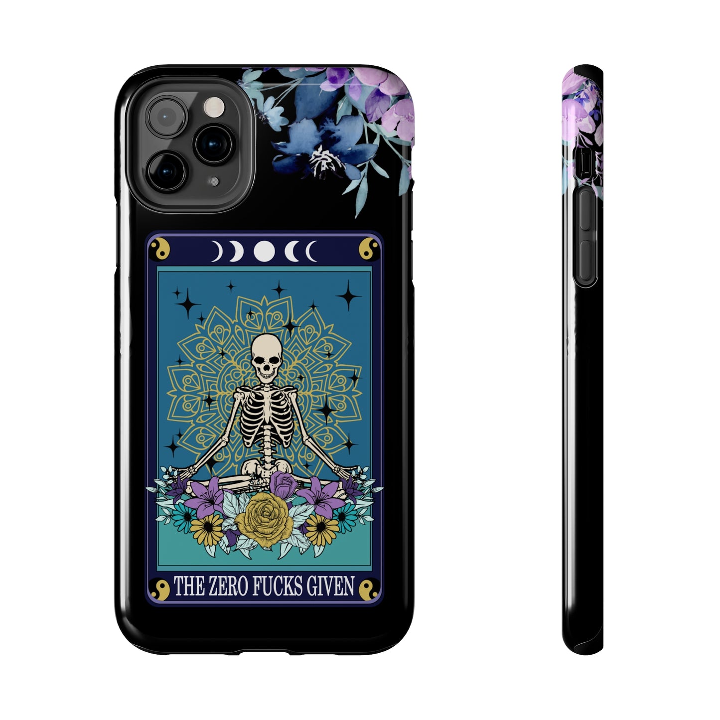 "zero f*cks givin" tarot card Tough Phone Cases