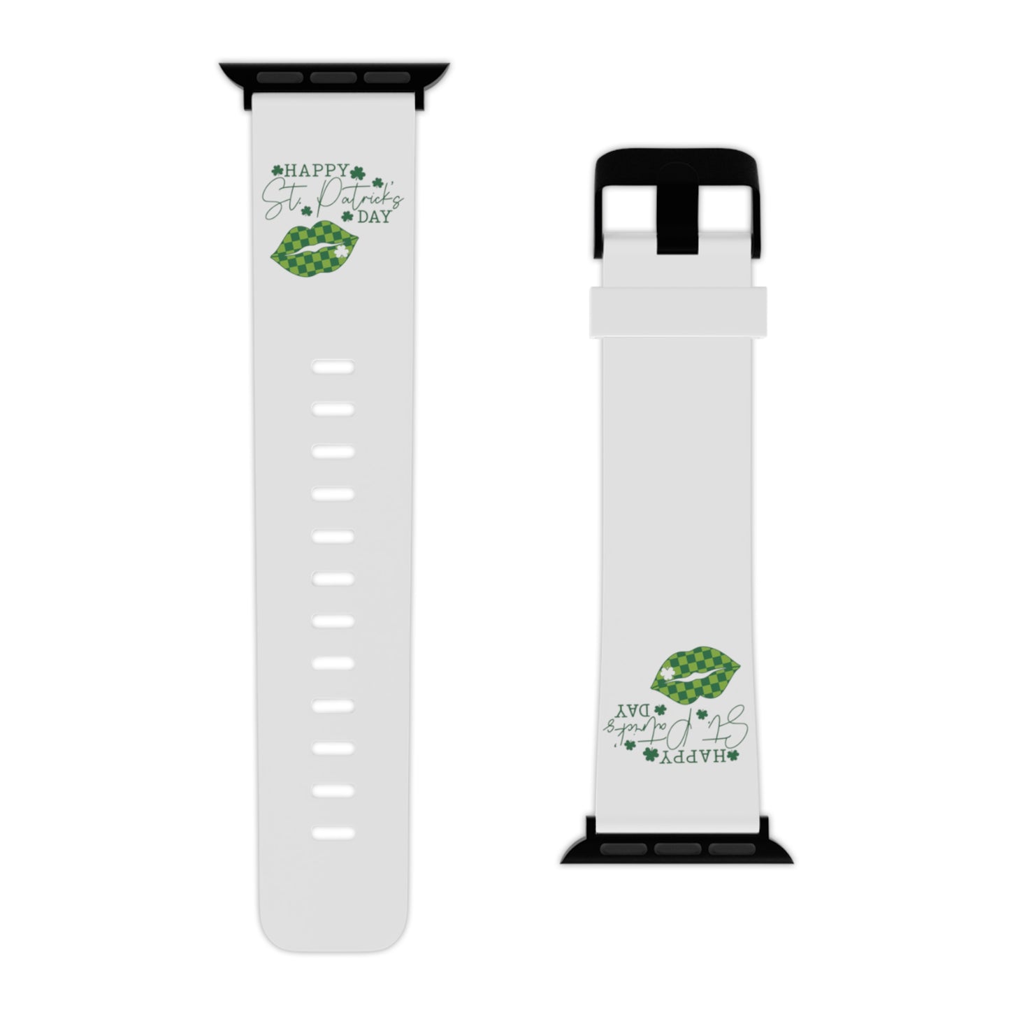 Happy St. Patrick's Day Watch Band for Apple Watch Series 1-9, SE and Ultra, 38-40mm/ 42-44mm