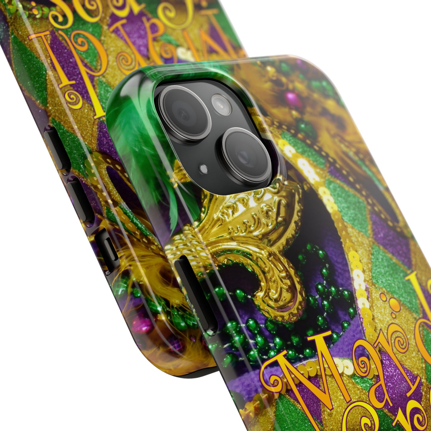 Wild night mardi gras Tough iPhone Case iPhone 15 accessories