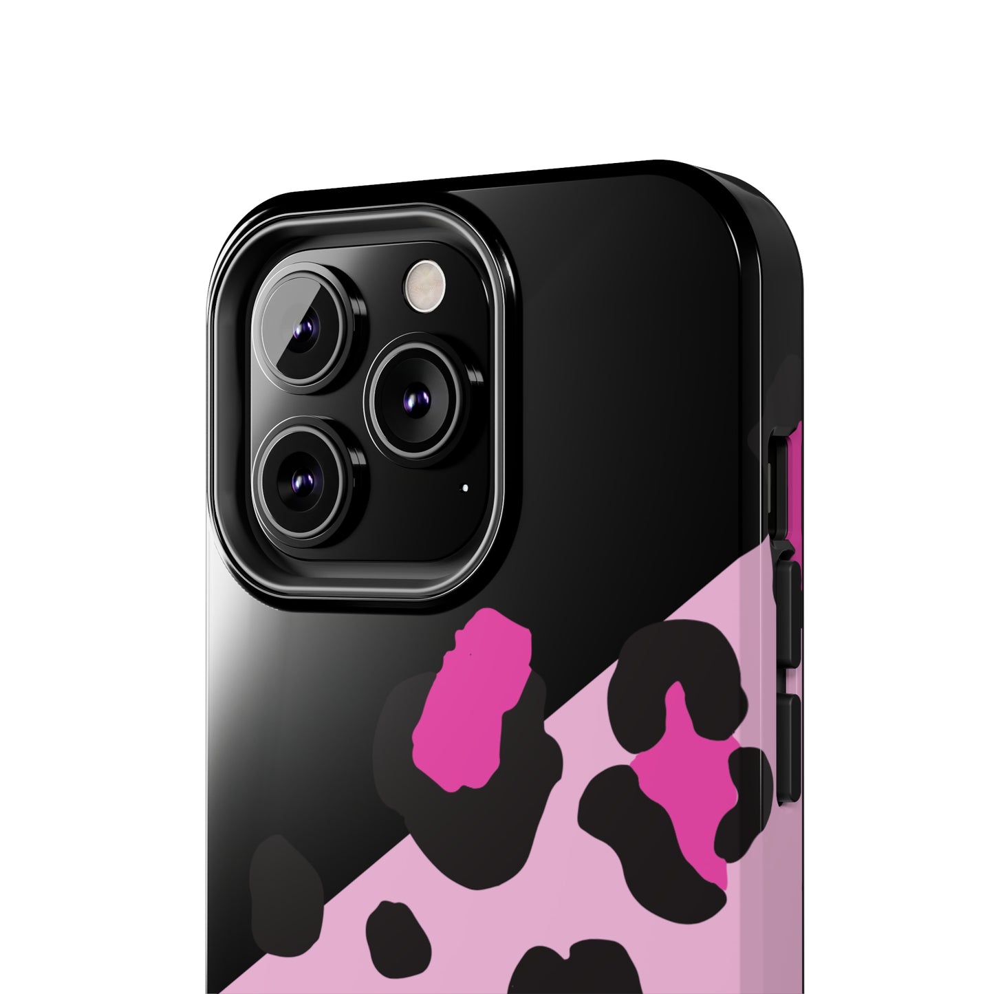 pink & black leopard print Tough Phone Cases iPhone 14 pro max accessories