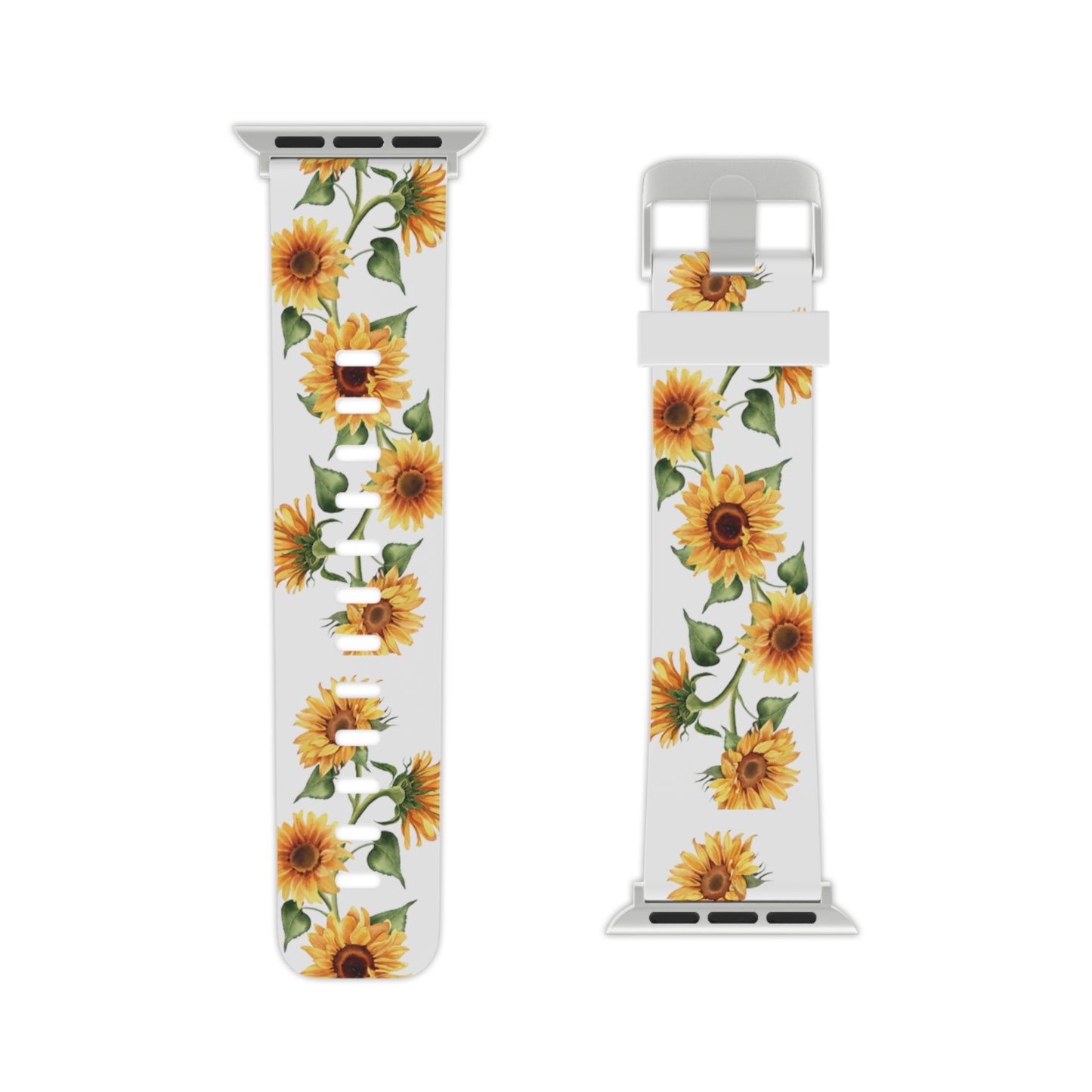 Vined sunflowers Watch Band for Apple Watch Series 1-9, SE and Ultra, 38-40mm/ 42-44mm