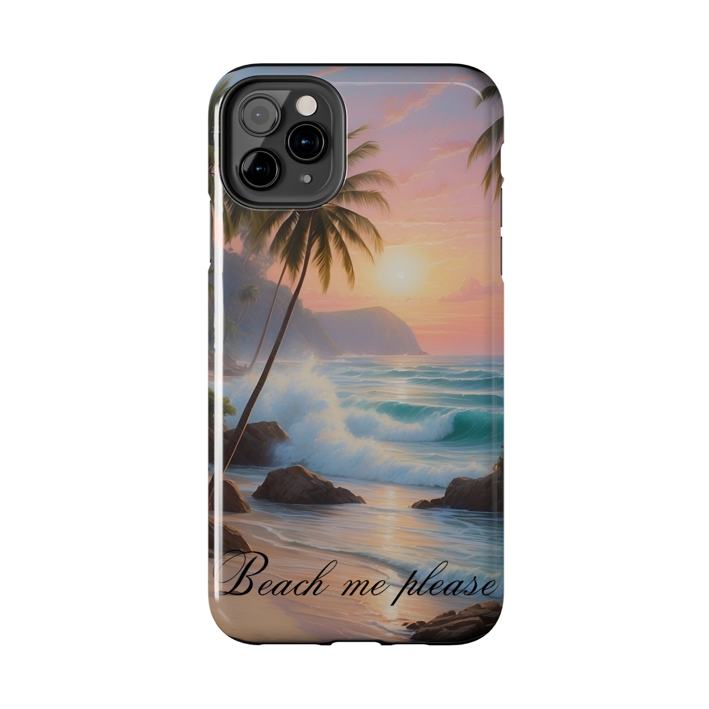 Beach me please! Tough IPhone Case/ Nature