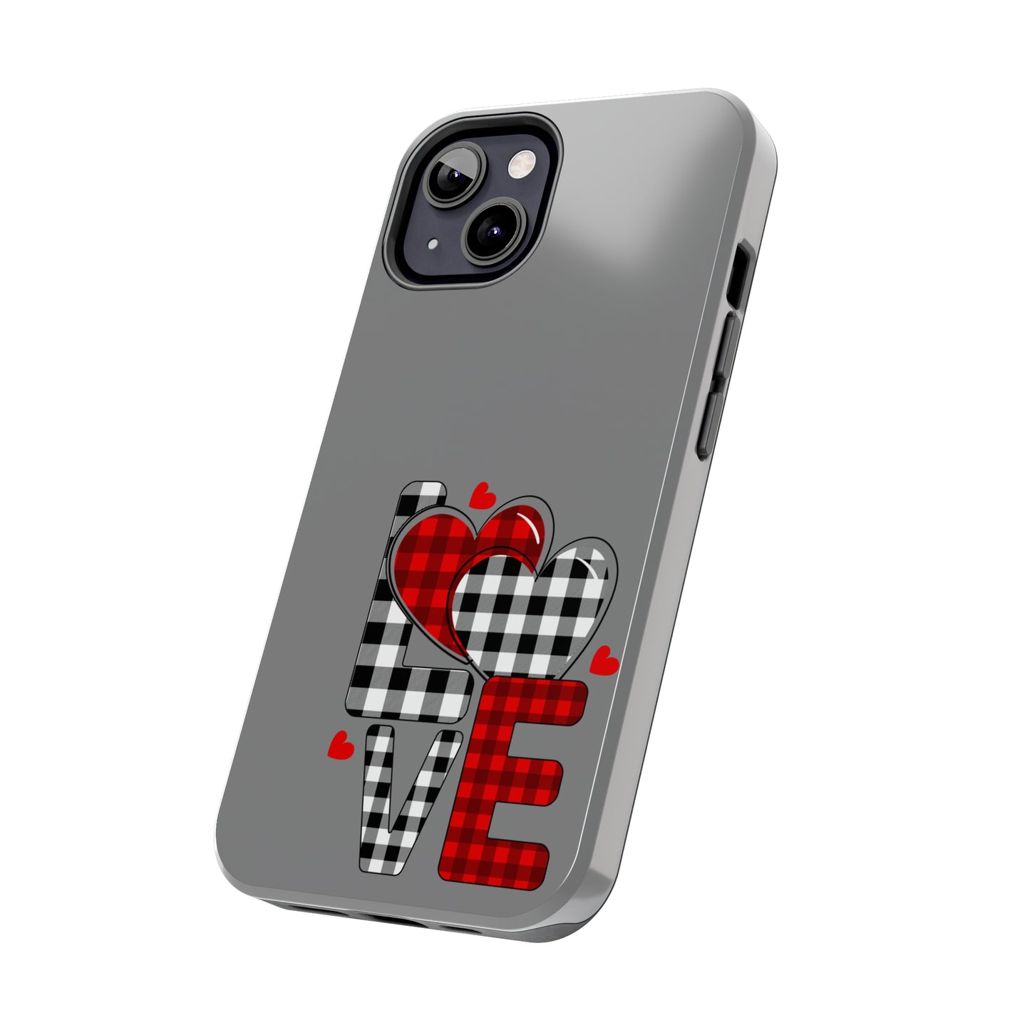 Grey LOVE/ Tough iPhone Case