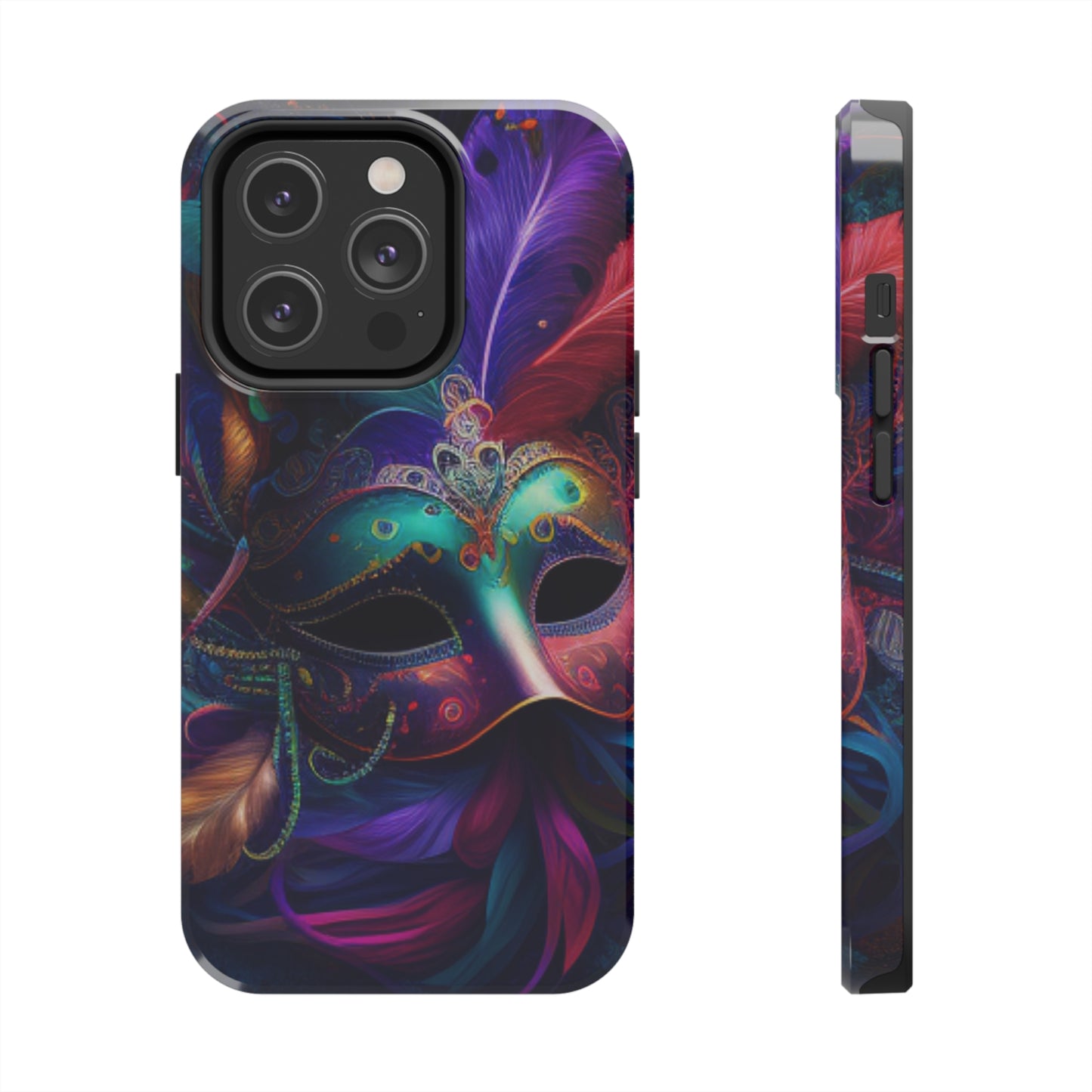 Mardi Gras mask Tough iPhone Case iPhone 15 accessories