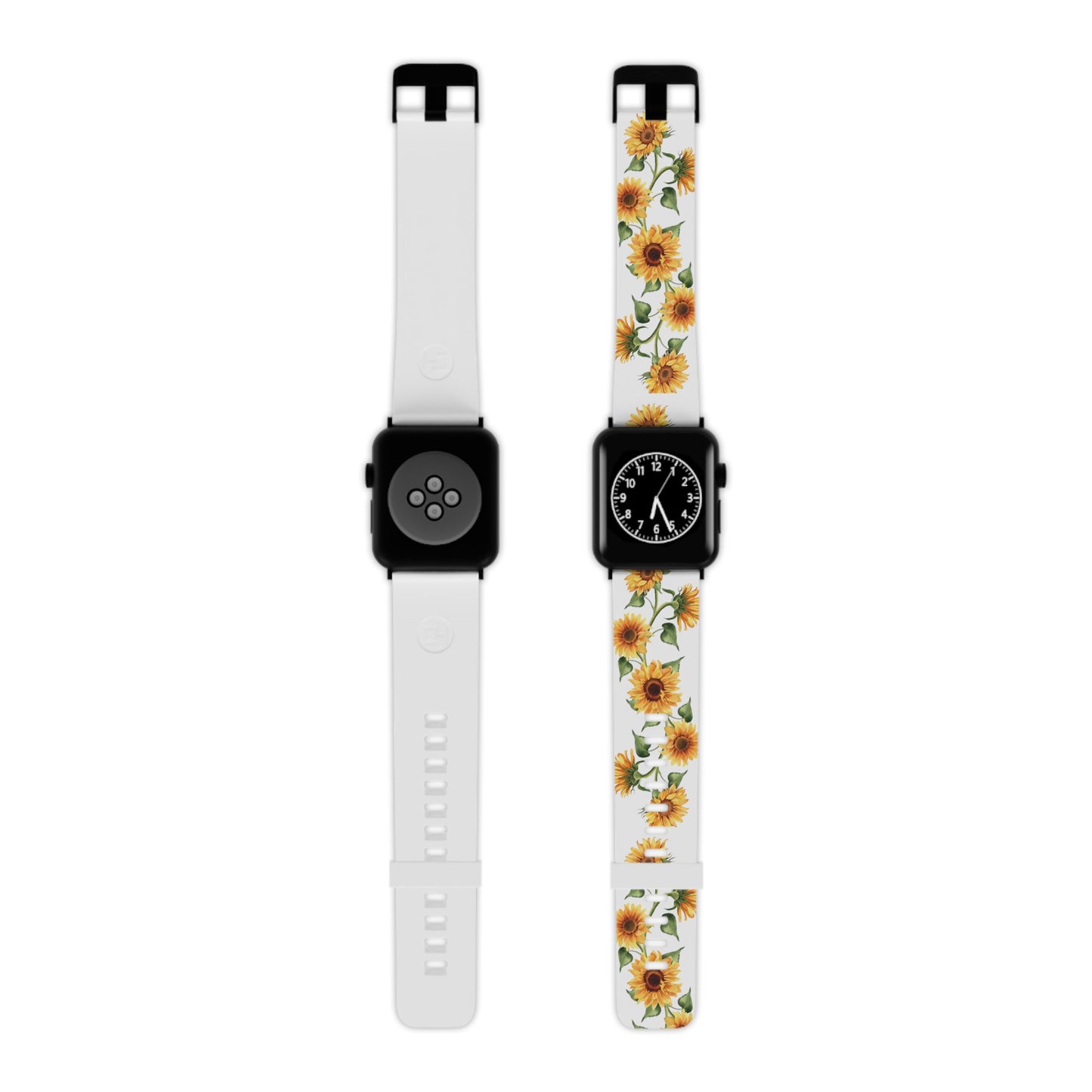 Vined sunflowers Watch Band for Apple Watch Series 1-9, SE and Ultra, 38-40mm/ 42-44mm