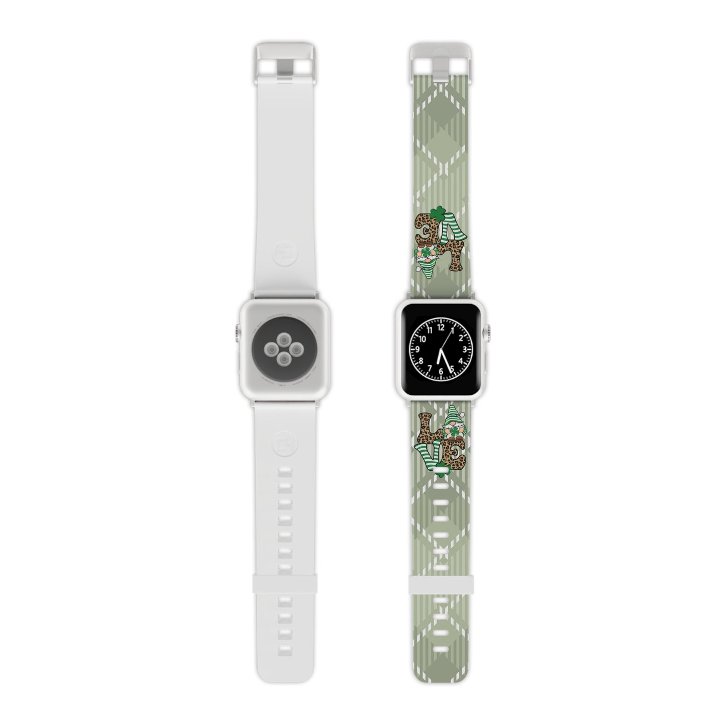 Shamrock Gnome love Watch Band for Apple Watch Series 1-9, SE and Ultra, 38-40mm/ 42-44mm