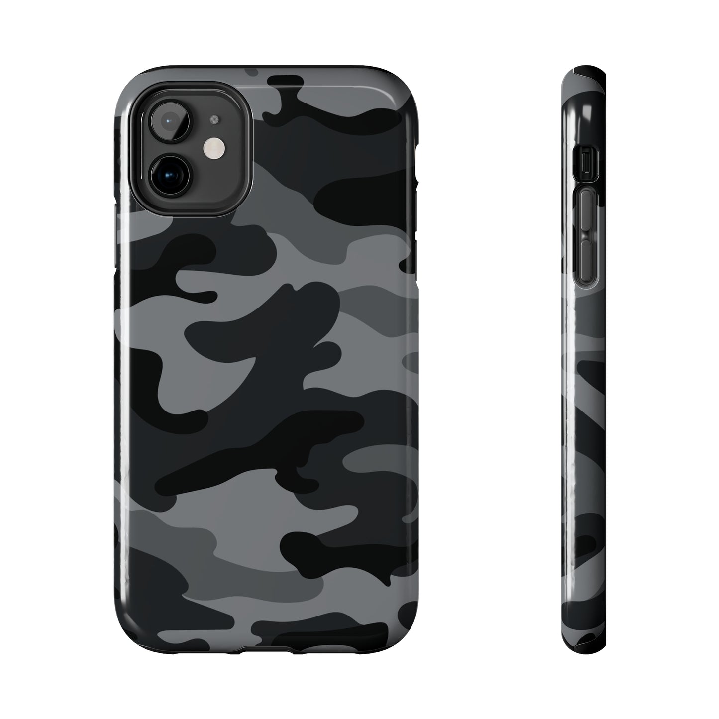 Black & Grey Camo Tough iPhone Case iPhone 15 accessories