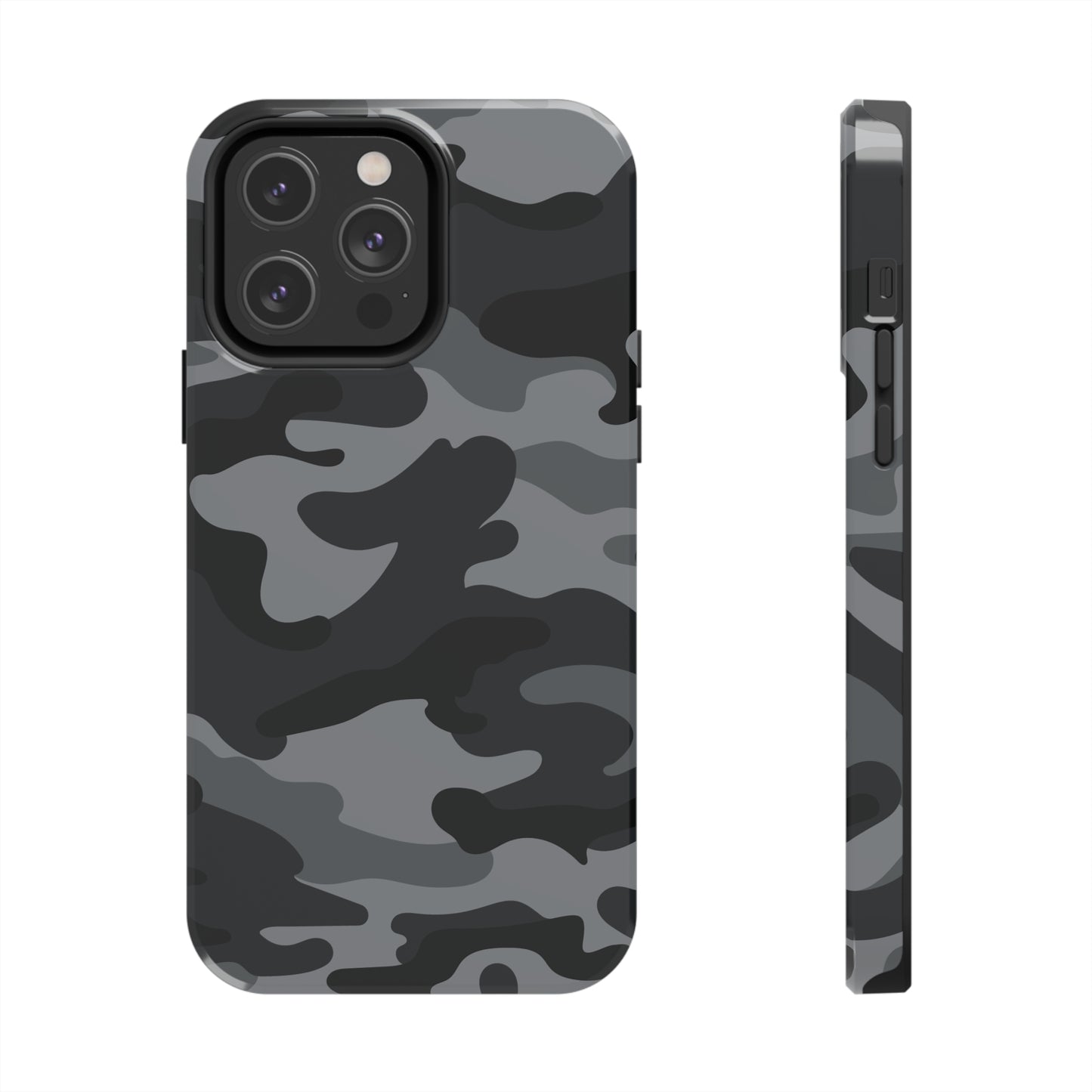 Black & Grey Camo Tough iPhone Case iPhone 15 accessories