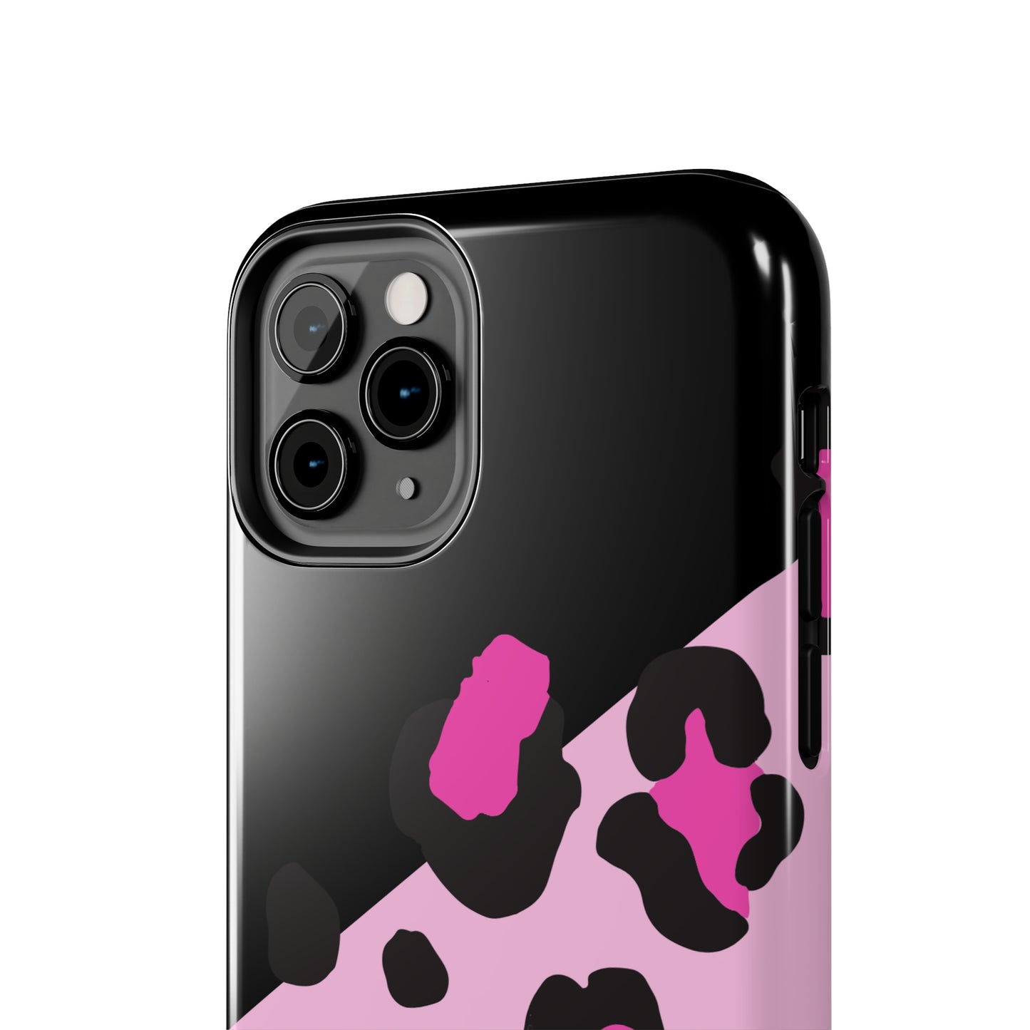 pink & black leopard print Tough Phone Cases iPhone 14 pro max accessories