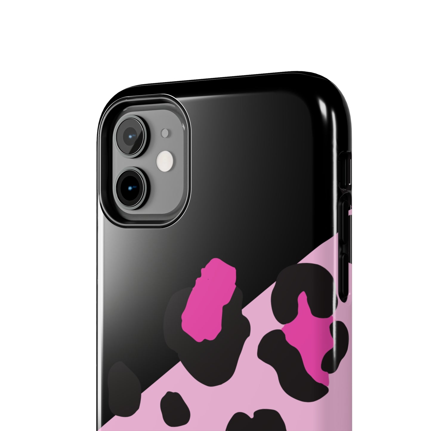 pink & black leopard print Tough Phone Cases iPhone 14 pro max accessories