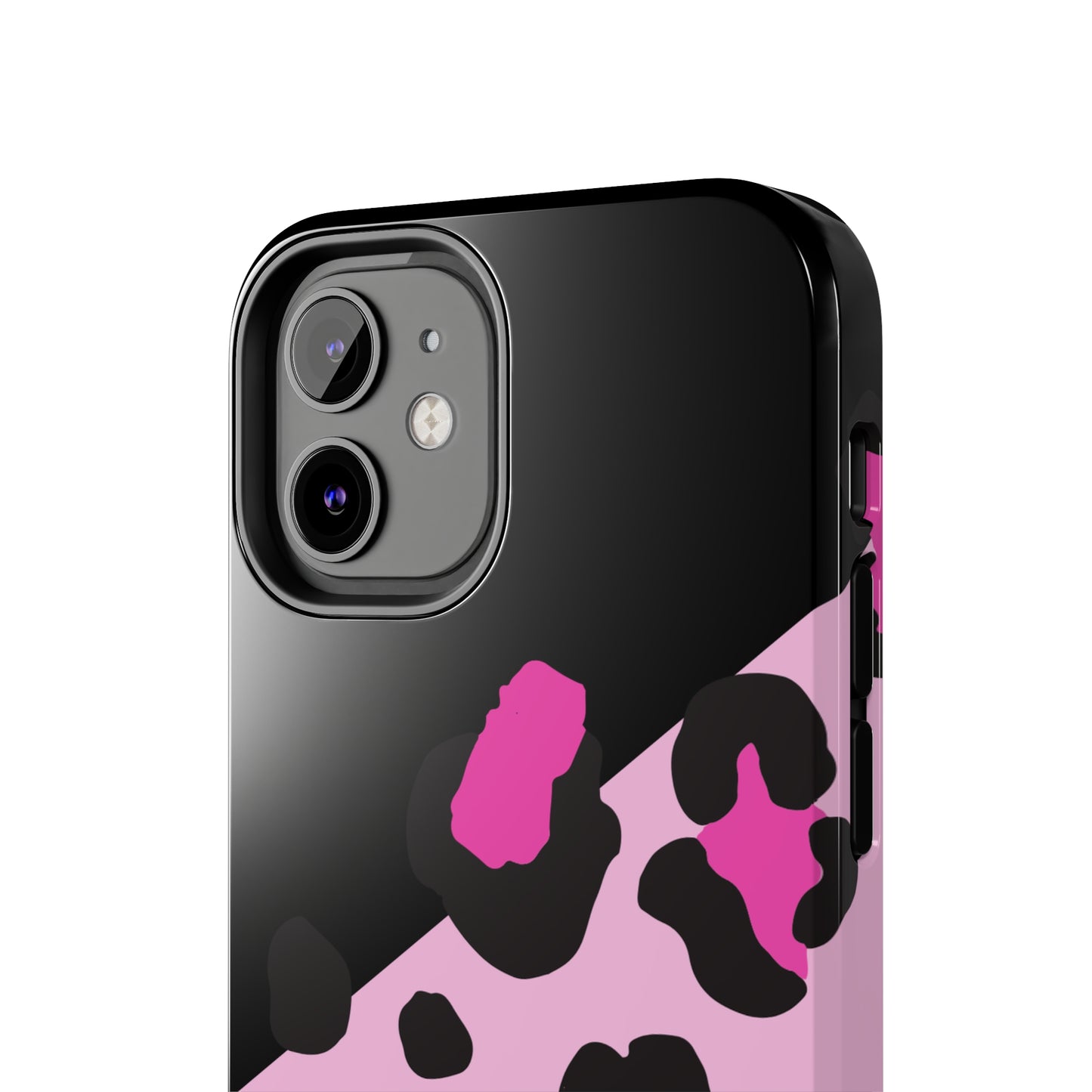 pink & black leopard print Tough Phone Cases iPhone 14 pro max accessories