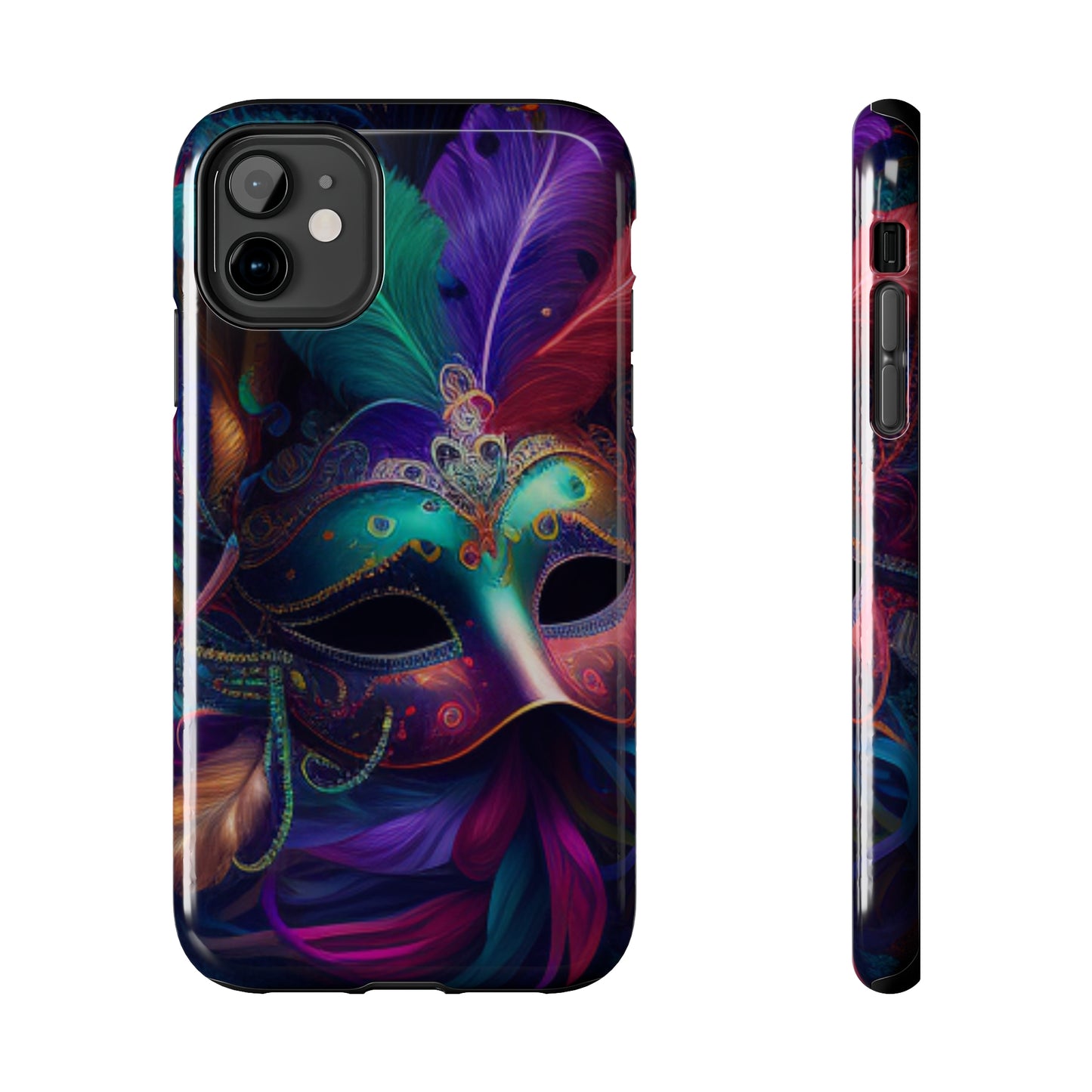 Mardi Gras mask Tough iPhone Case iPhone 15 accessories