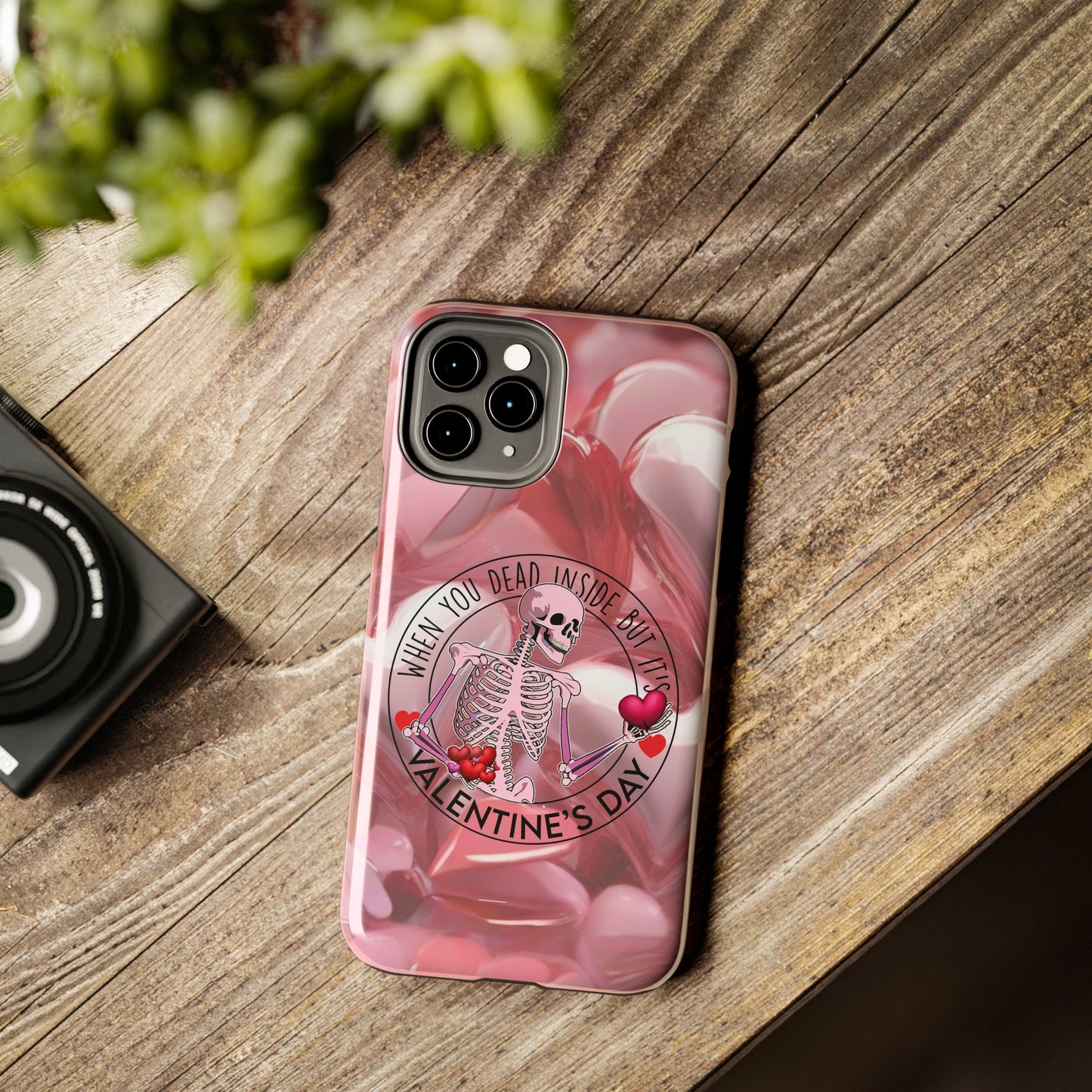 When you dead inside but it's Valentines day Tough iPhone Case/ iphone accessories/ Valentines