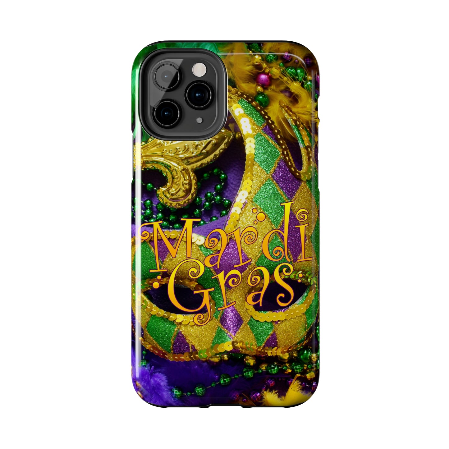 Wild night mardi gras Tough iPhone Case iPhone 15 accessories