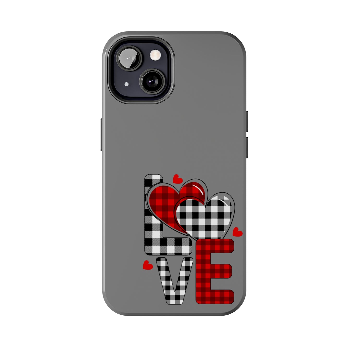 Grey LOVE/ Tough iPhone Case