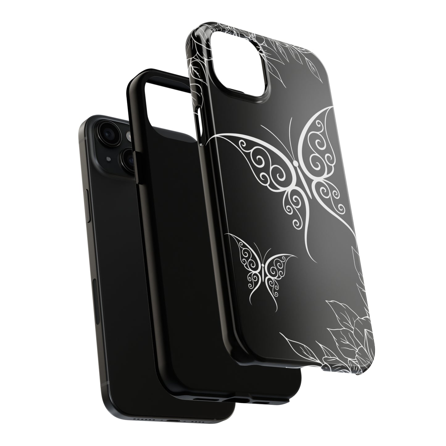 Black & White butterfly/ Tough IPhone Cases/ Nature