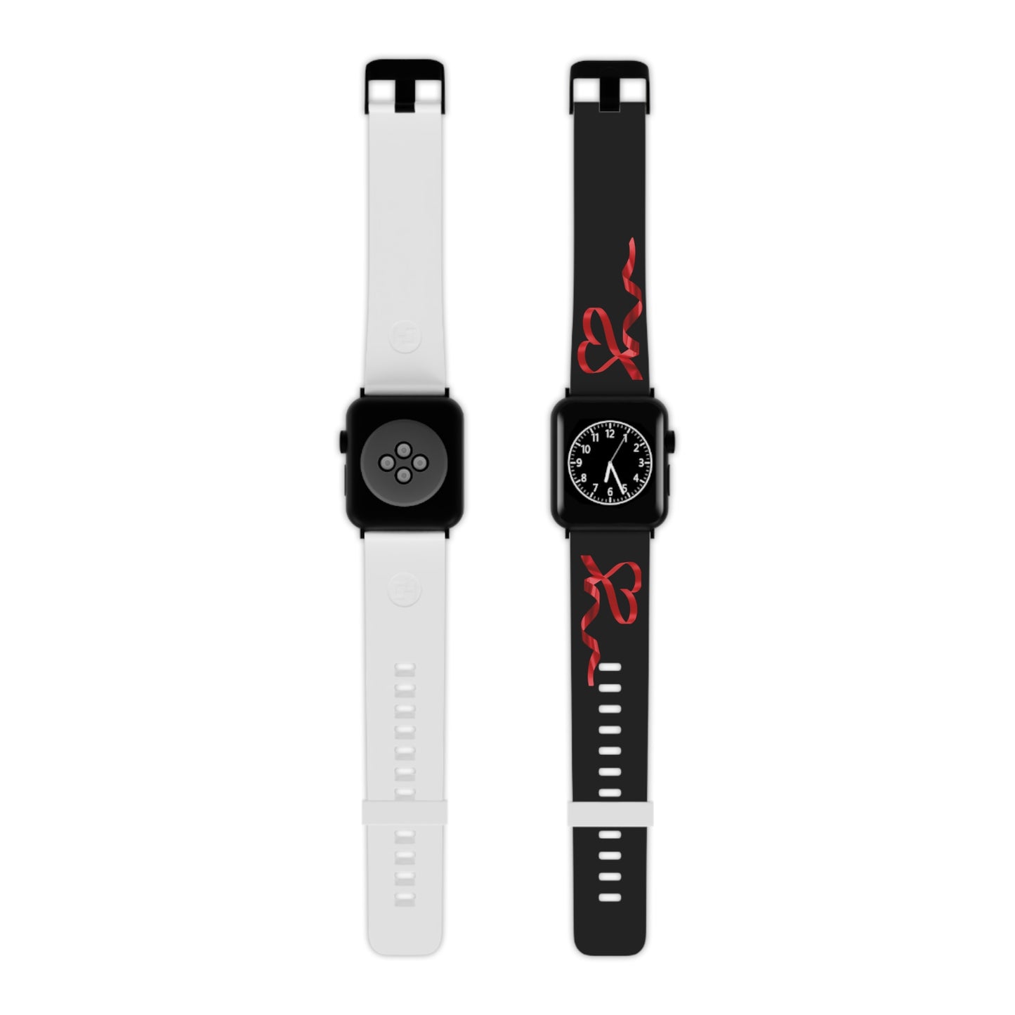 Valentines ribbon Watch Band for Apple Watch Series 1-9, SE and Ultra, 38-40mm/ 42-44mm