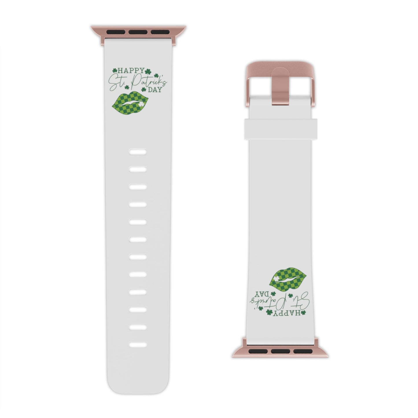 Happy St. Patrick's Day Watch Band for Apple Watch Series 1-9, SE and Ultra, 38-40mm/ 42-44mm