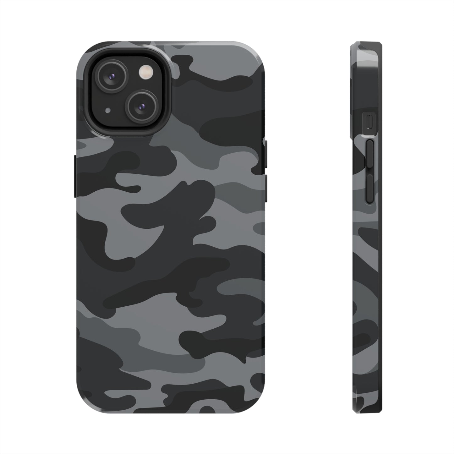 Black & Grey Camo Tough iPhone Case iPhone 15 accessories