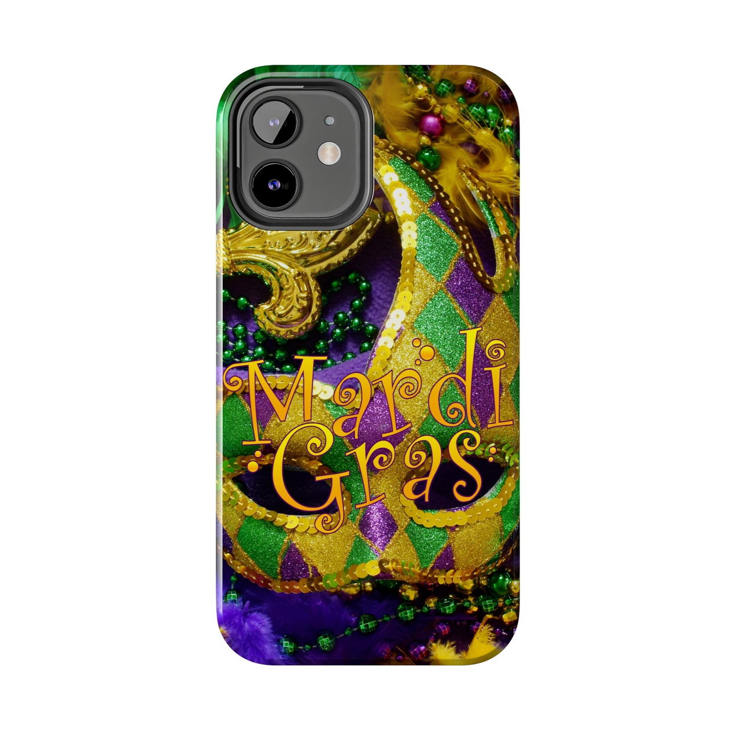 Wild night mardi gras Tough iPhone Case iPhone 15 accessories