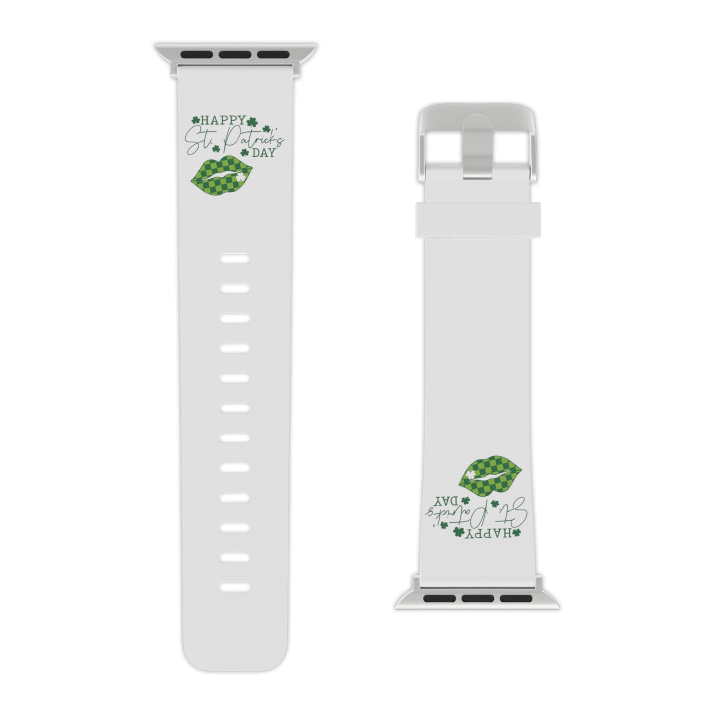 Happy St. Patrick's Day Watch Band for Apple Watch Series 1-9, SE and Ultra, 38-40mm/ 42-44mm