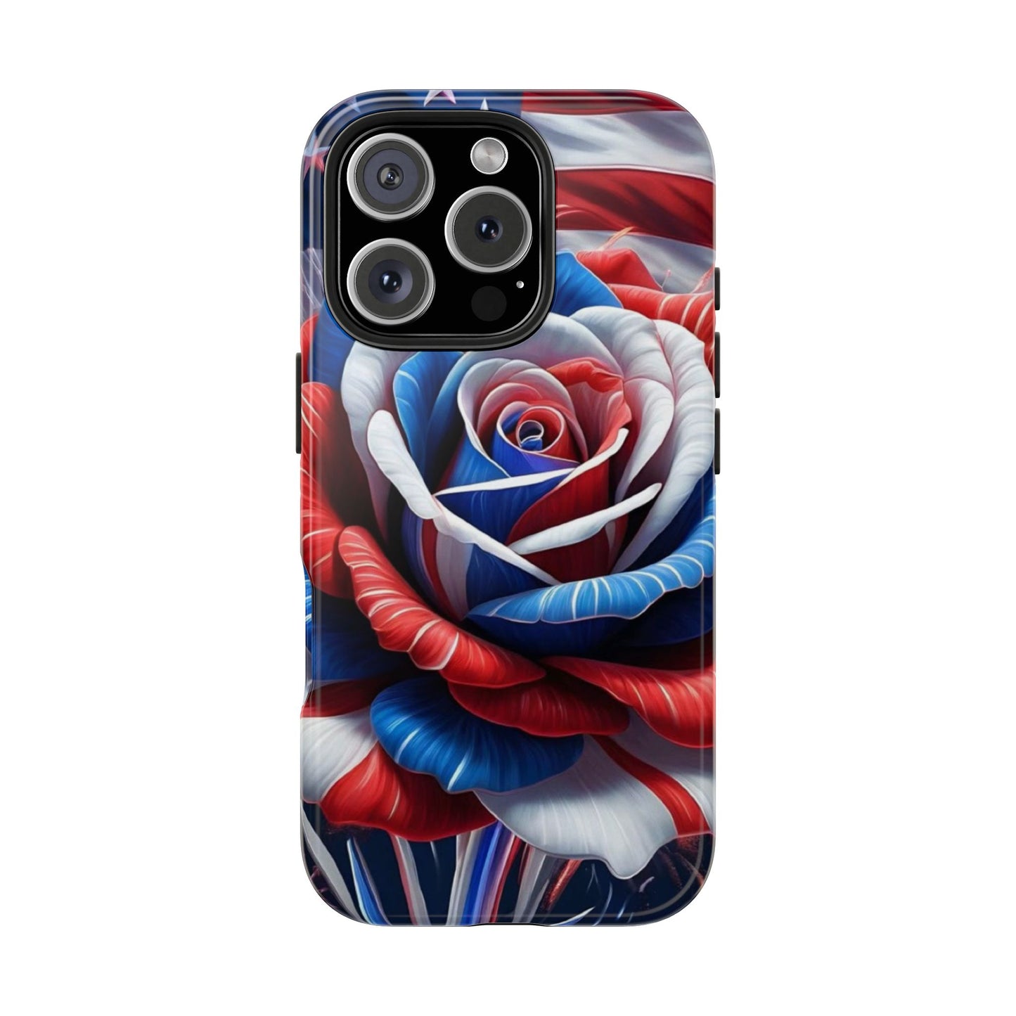 Freedom Rose patriotic Phone Case iPhone compatible models 11-16