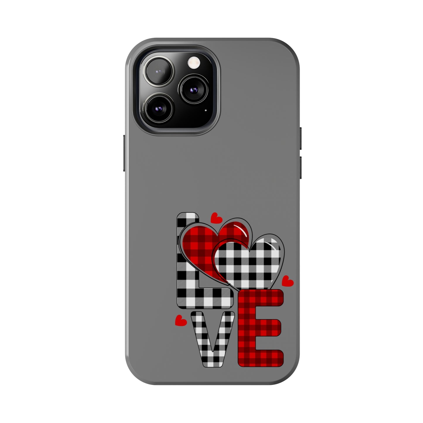 Grey LOVE/ Tough iPhone Case