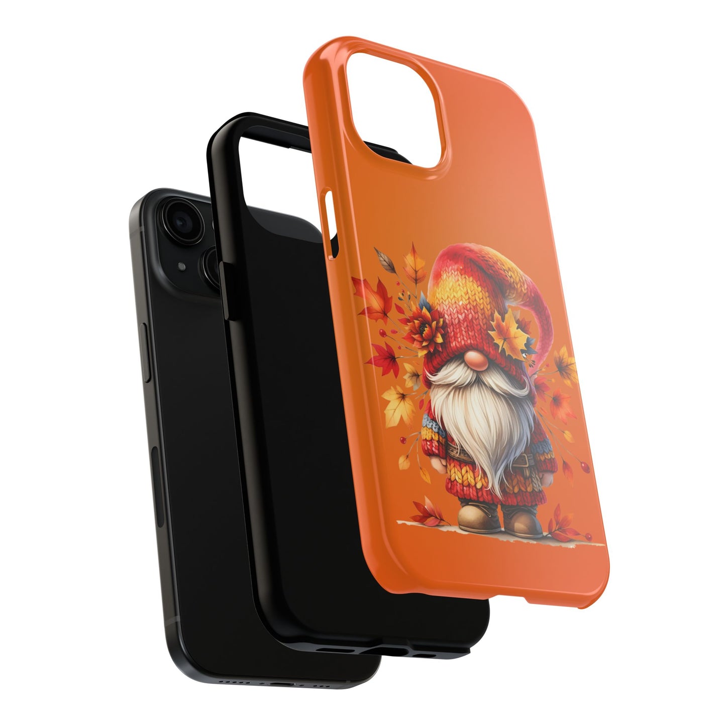 Cute fall Gnome, fall iPhone Cover, Festive Holiday Accessory, Cute fall Phone Protector, seasonal Tech