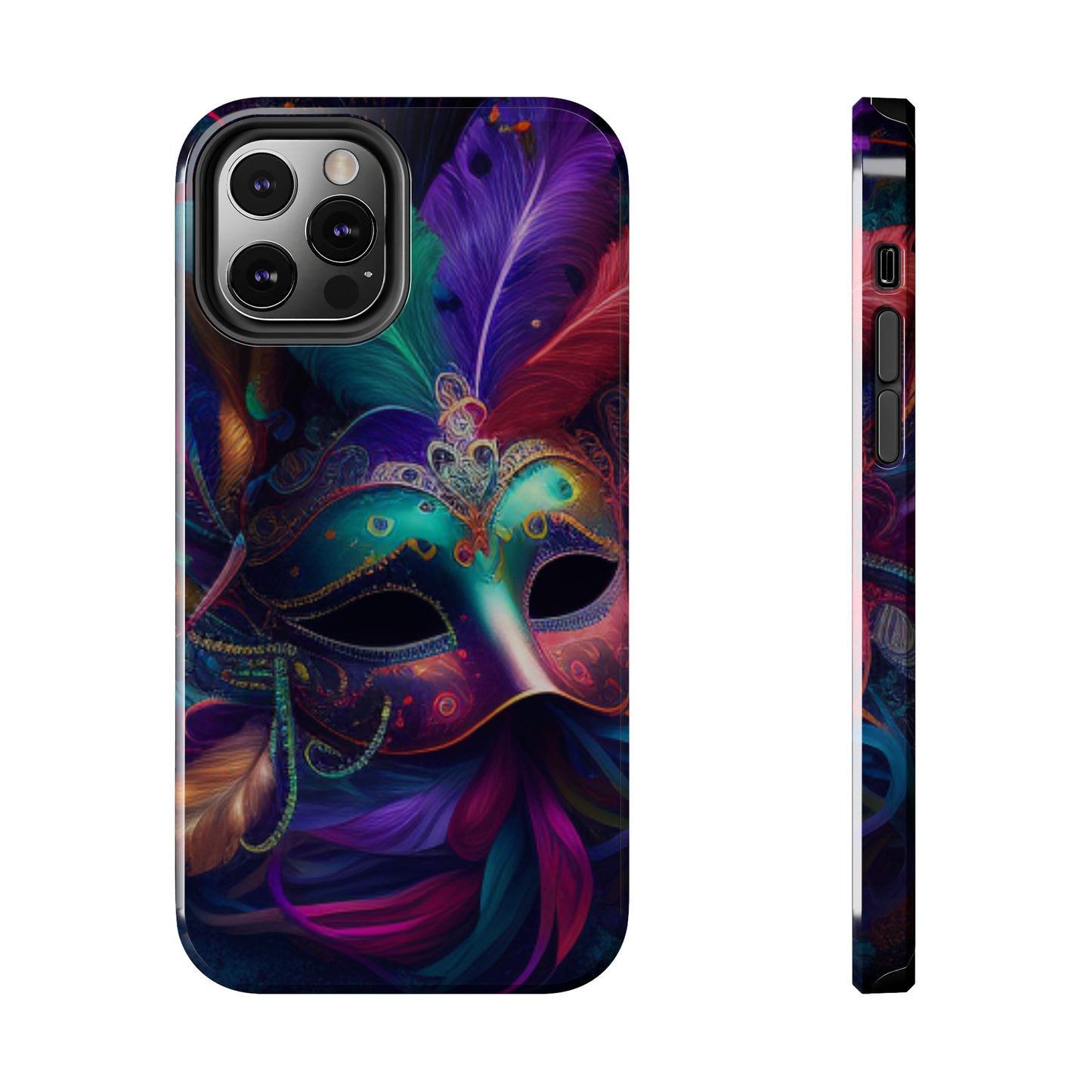 Mardi Gras mask Tough iPhone Case iPhone 15 accessories