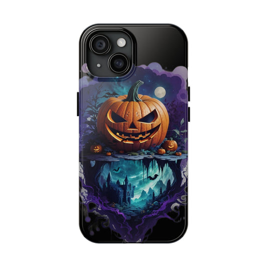 Halloween jack-o-lantern Tough Phone Cases