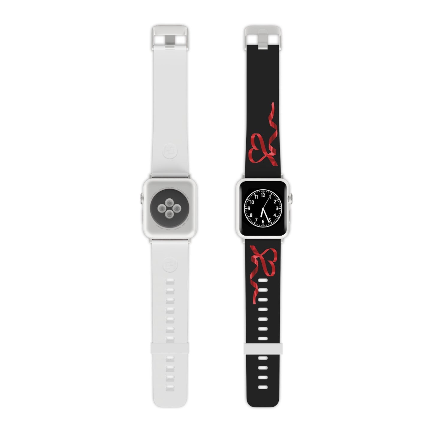 Valentines ribbon Watch Band for Apple Watch Series 1-9, SE and Ultra, 38-40mm/ 42-44mm