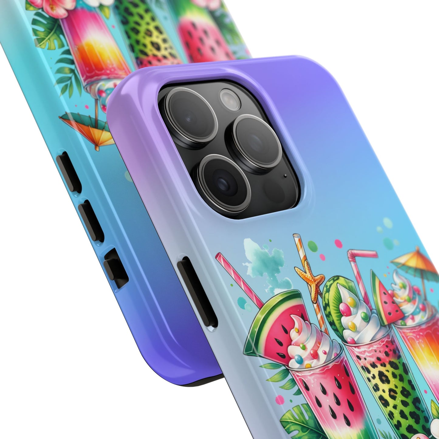 HELLO SUMMER aesthetics iPhone case. Compatible with iPhone models 11-15 including all mini, plus, pro & pro max. Custom phone case for smartphones. design for Girls, Woman