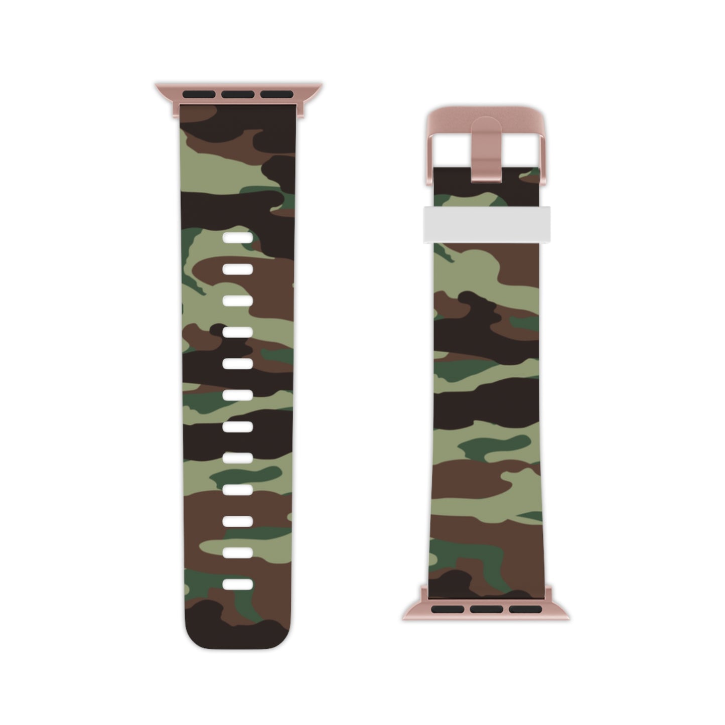 Army green Camo print Watch Band for Apple Watch Series 1-9, SE and Ultra, 38-40mm/ 42-44mm