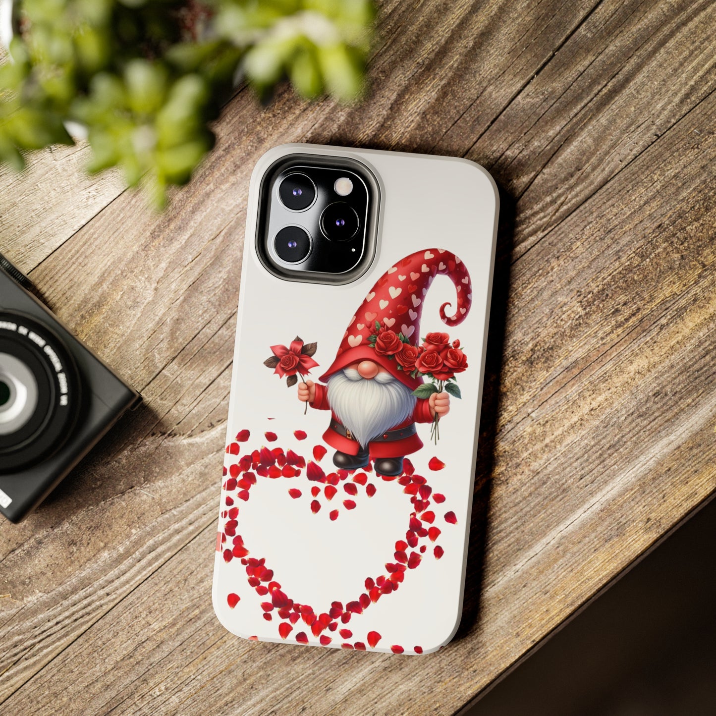 Gnome love/ Tough iPhone Case/ Valentines Day