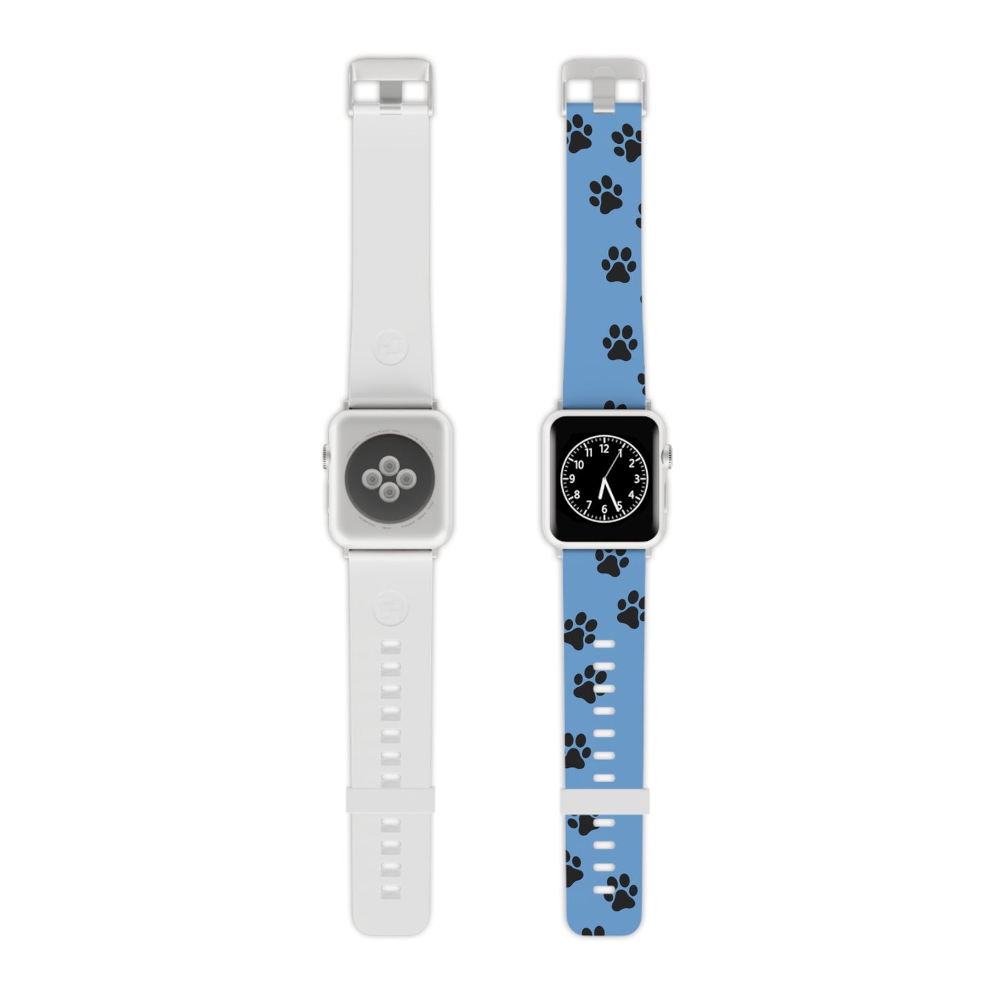 Blue traveling paws Watch Band for Apple Watch Series 1-9, SE and Ultra, 38-40mm/ 42-44mm