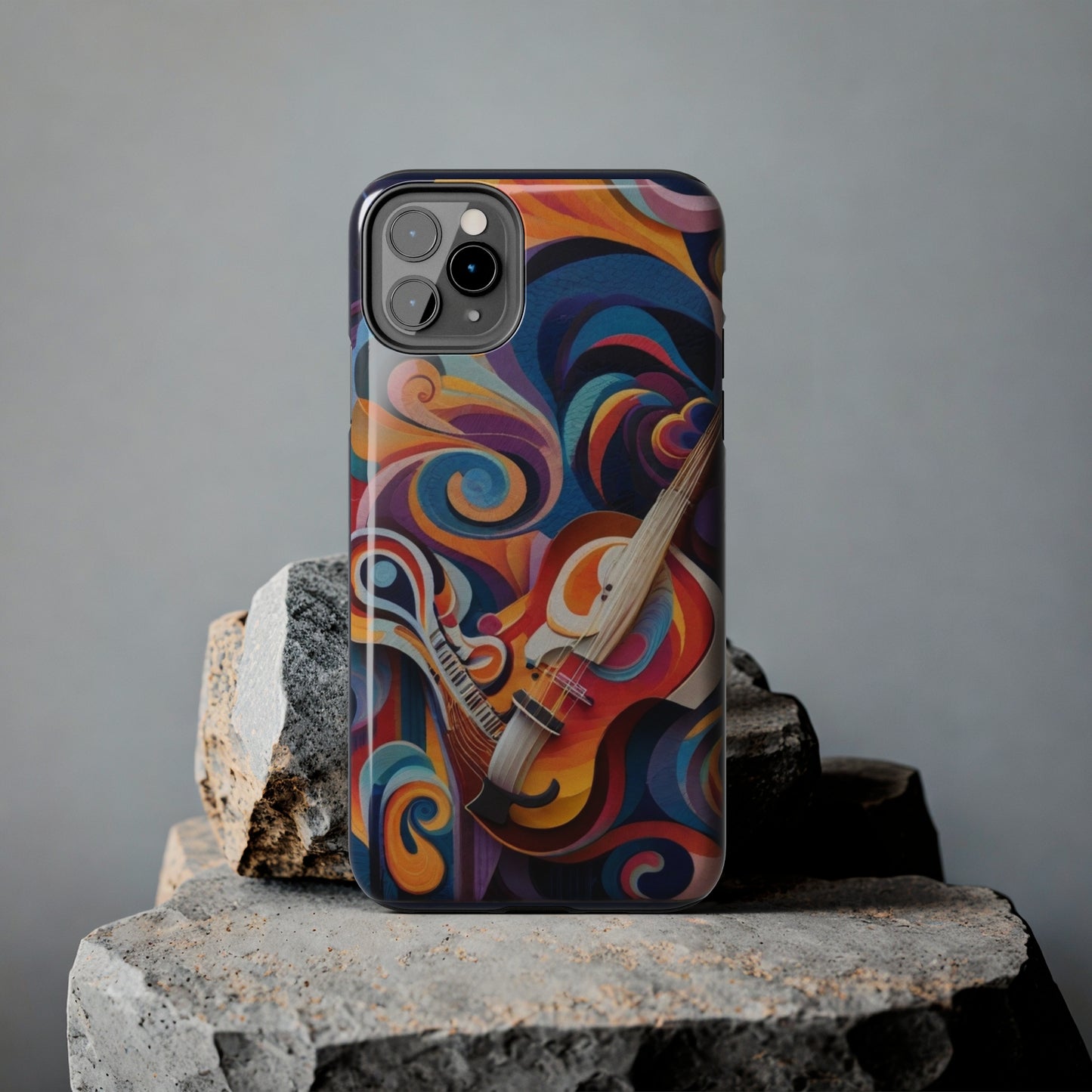 Mystical abstract musical vibe Tough iPhone Case