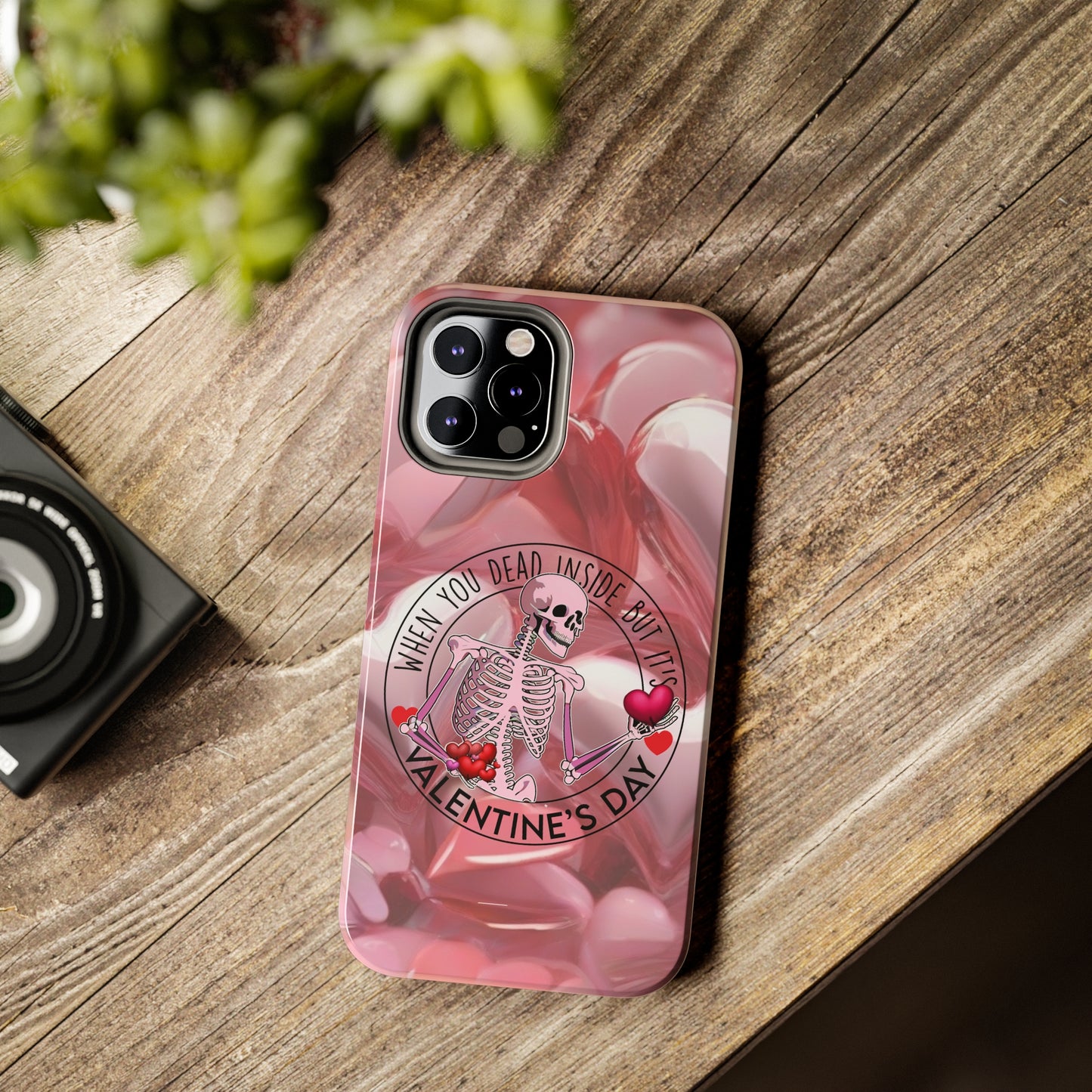 When you dead inside but it's Valentines day Tough iPhone Case/ iphone accessories/ Valentines