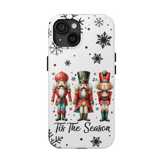 Nutcracker iPhone 16 Case, Christmas iPhone Cover, Festive Holiday Accessory, Cute Xmas Phone Protector, Winter Santa Tech