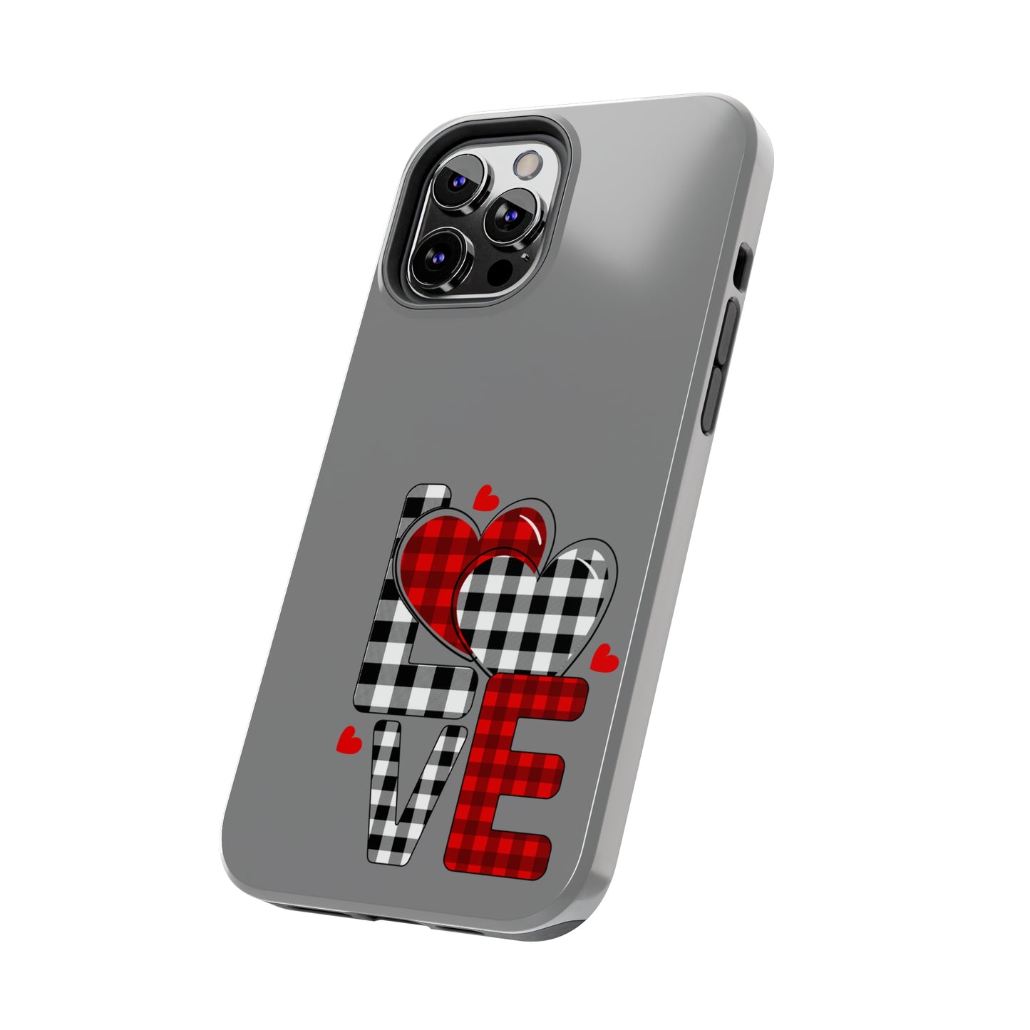 Grey LOVE/ Tough iPhone Case