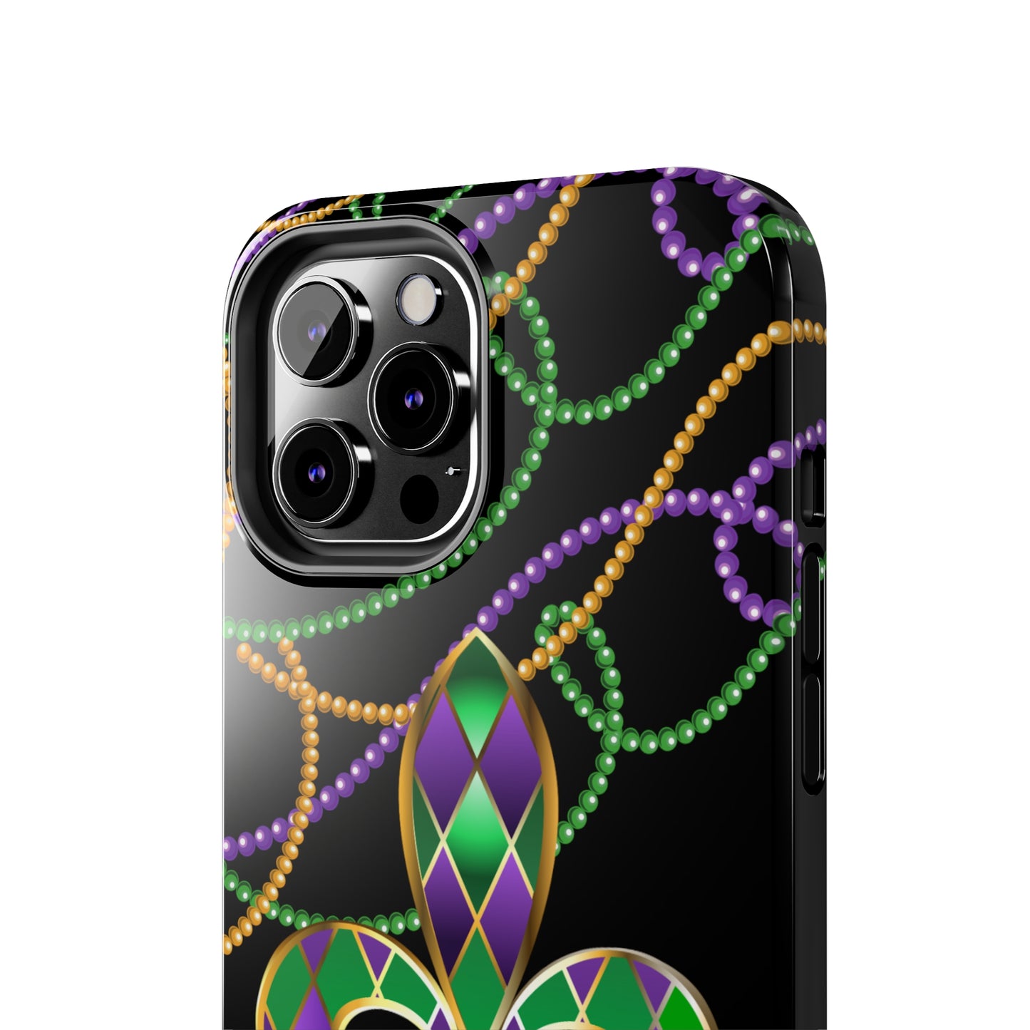 Blacked out Mardi Gras Tough iPhone Case iPhone 15 accessories