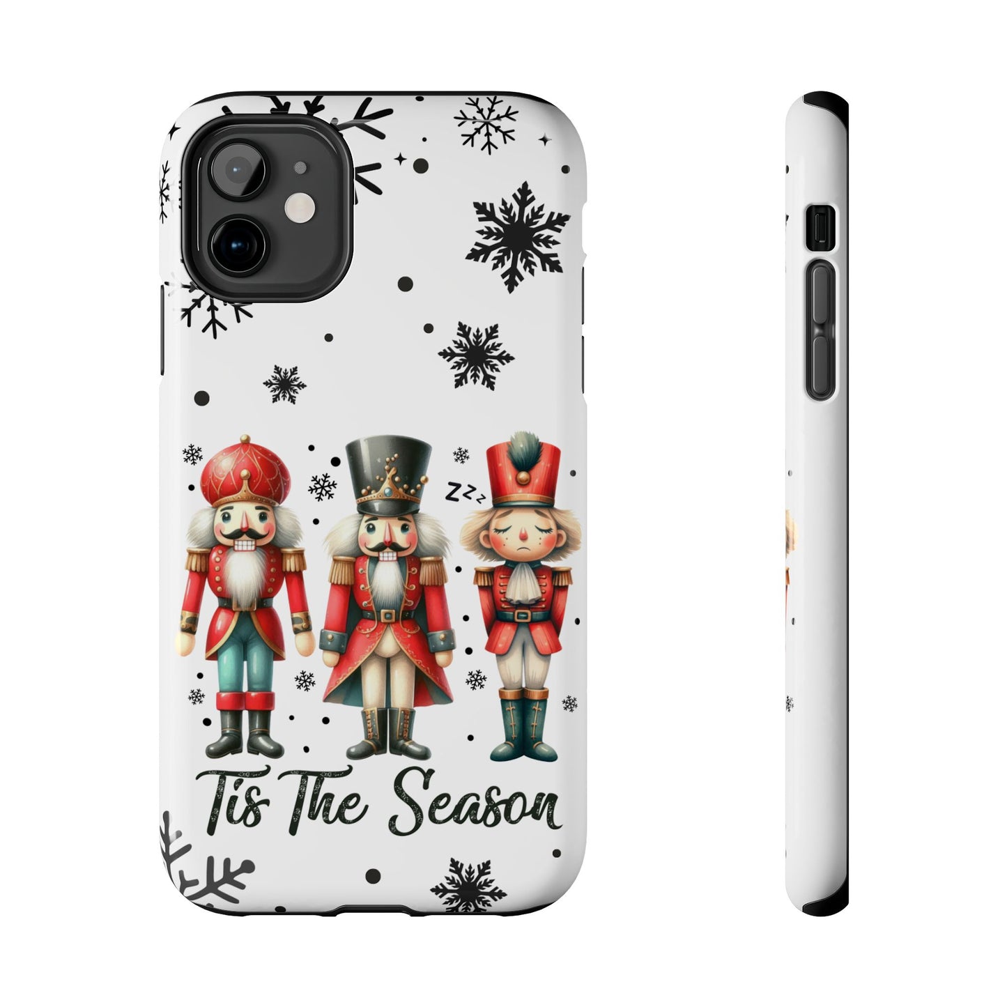 Nutcracker iPhone 16 Case, Christmas iPhone Cover, Festive Holiday Accessory, Cute Xmas Phone Protector, Winter Santa Tech